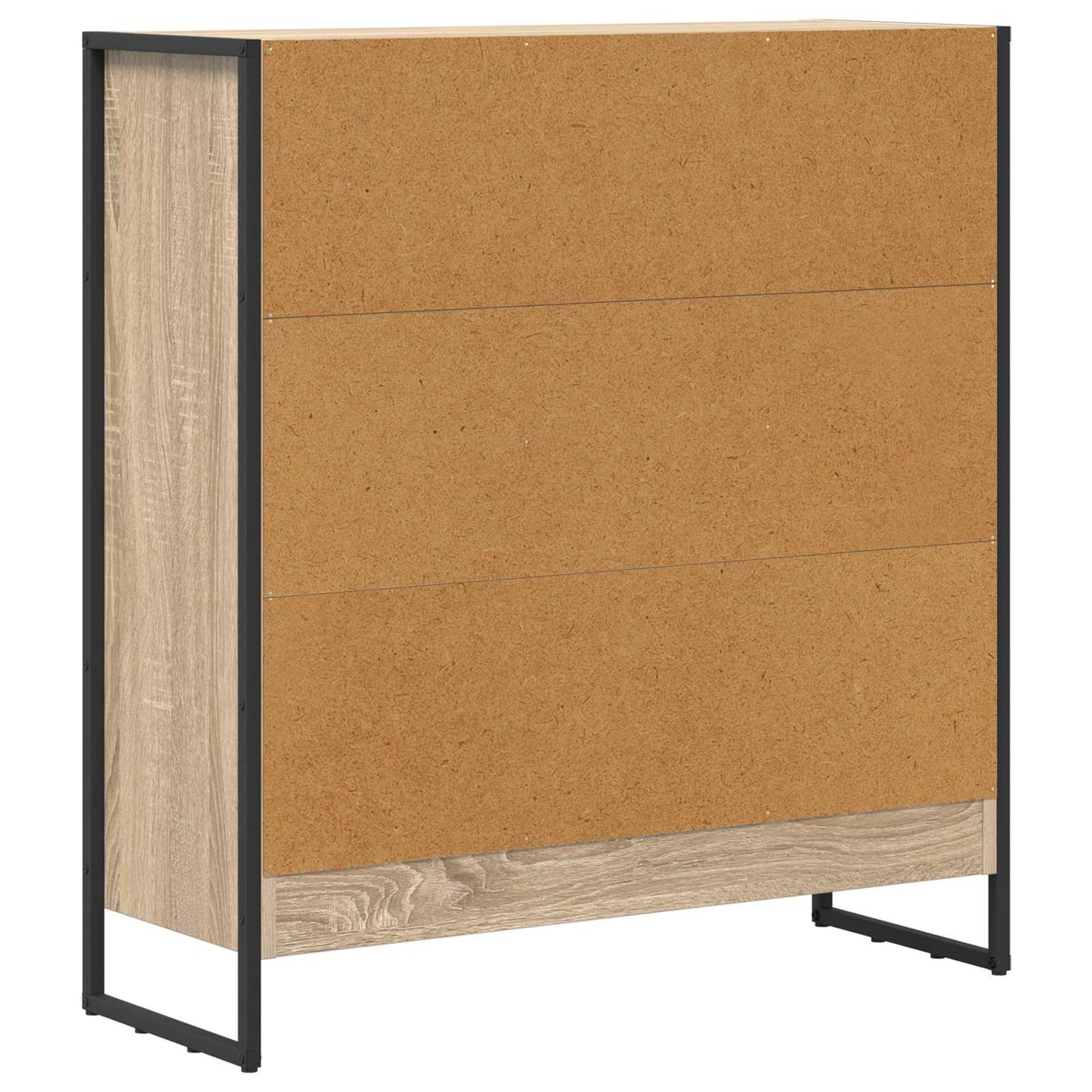 Könyvespolc 80 x 30 x 86,5 cm Szerelt Fa Sonoma