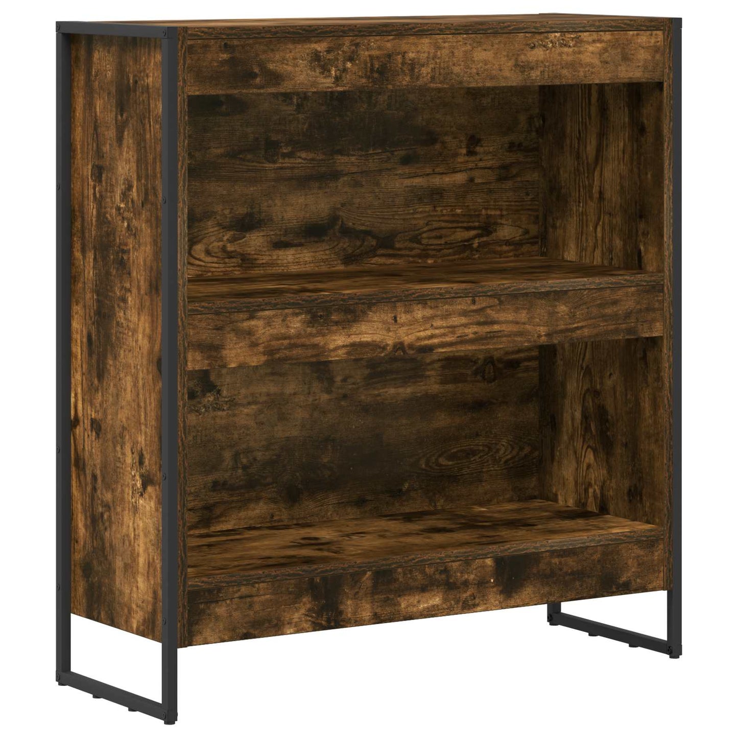 Könyvespolc 80 x 30 x 86,5 cm Szerelt Fa Füstös tölgy