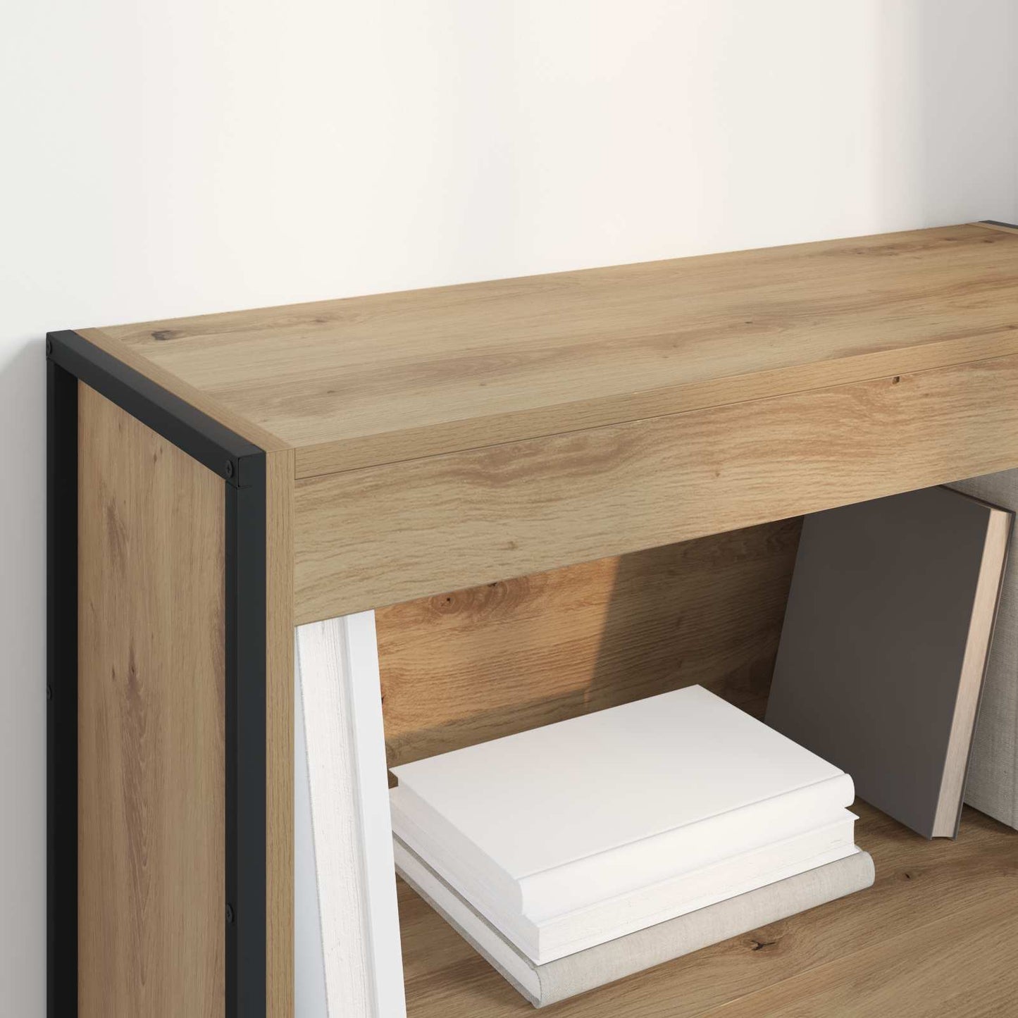 Könyvespolc 80 x 30 x 86,5 cm Szerelt Fa Művészi tölgy