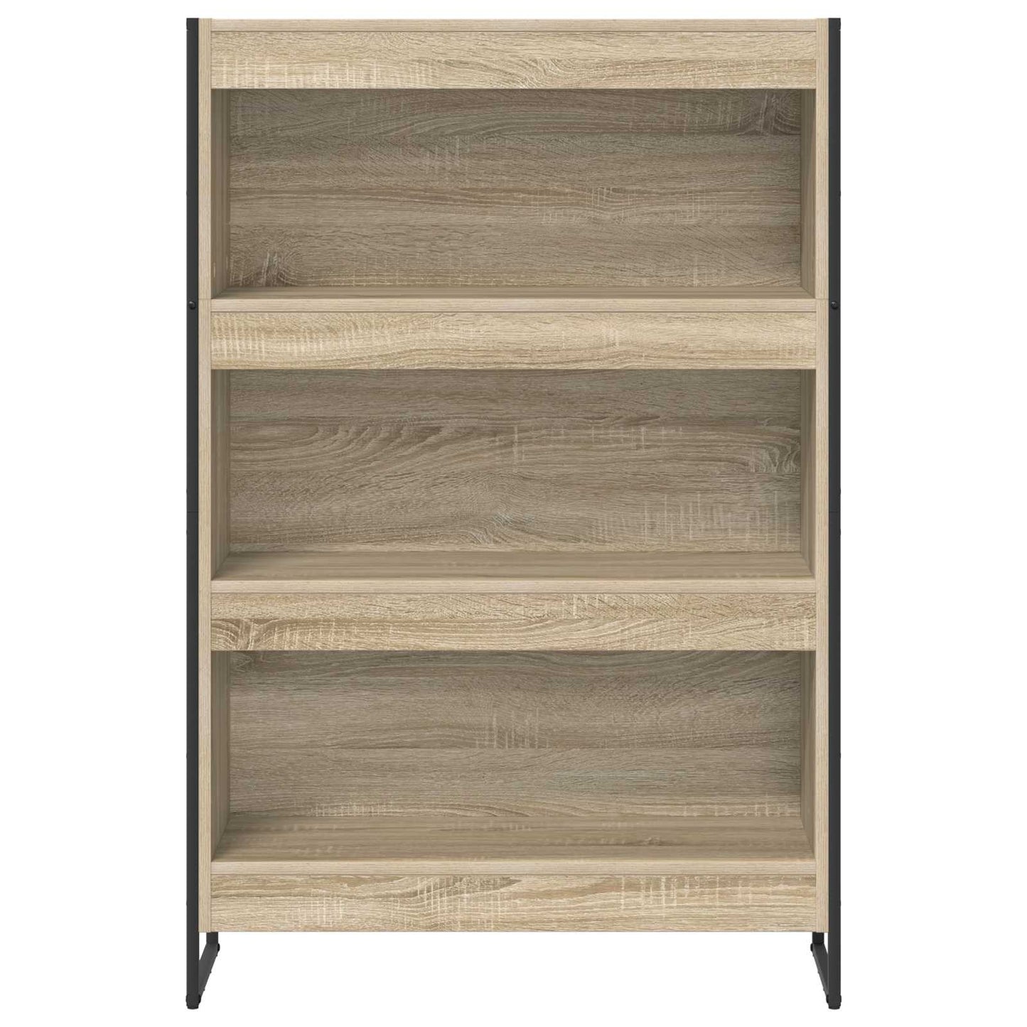 Könyvespolc 80 x 30 x 121 cm Szerelt Fa Sonoma