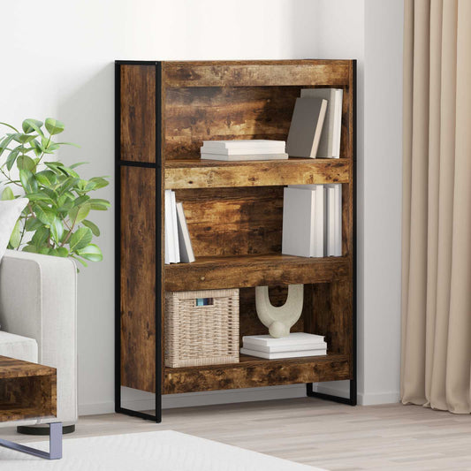 Könyvespolc Füstös tölgy 80 x 30 x 121 cm Faanyag