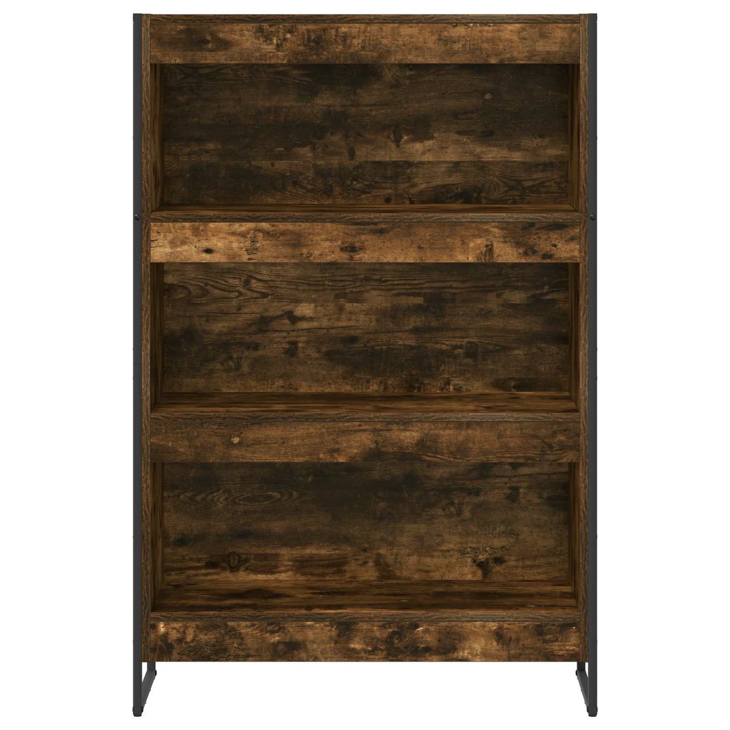 Könyvespolc 80 x 30 x 121 cm Szerelt Fa Füstös tölgy