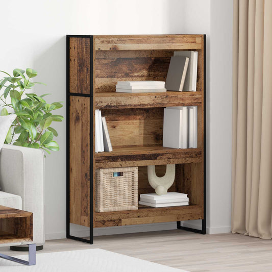 Könyvespolc Öreg fa 80 x 30 x 121 cm Faanyag