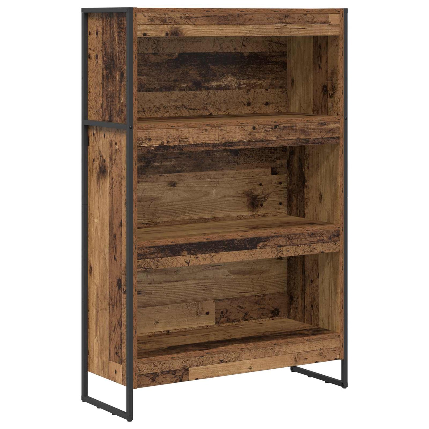 Könyvespolc 80 x 30 x 121 cm Szerelt Fa Öreg fa