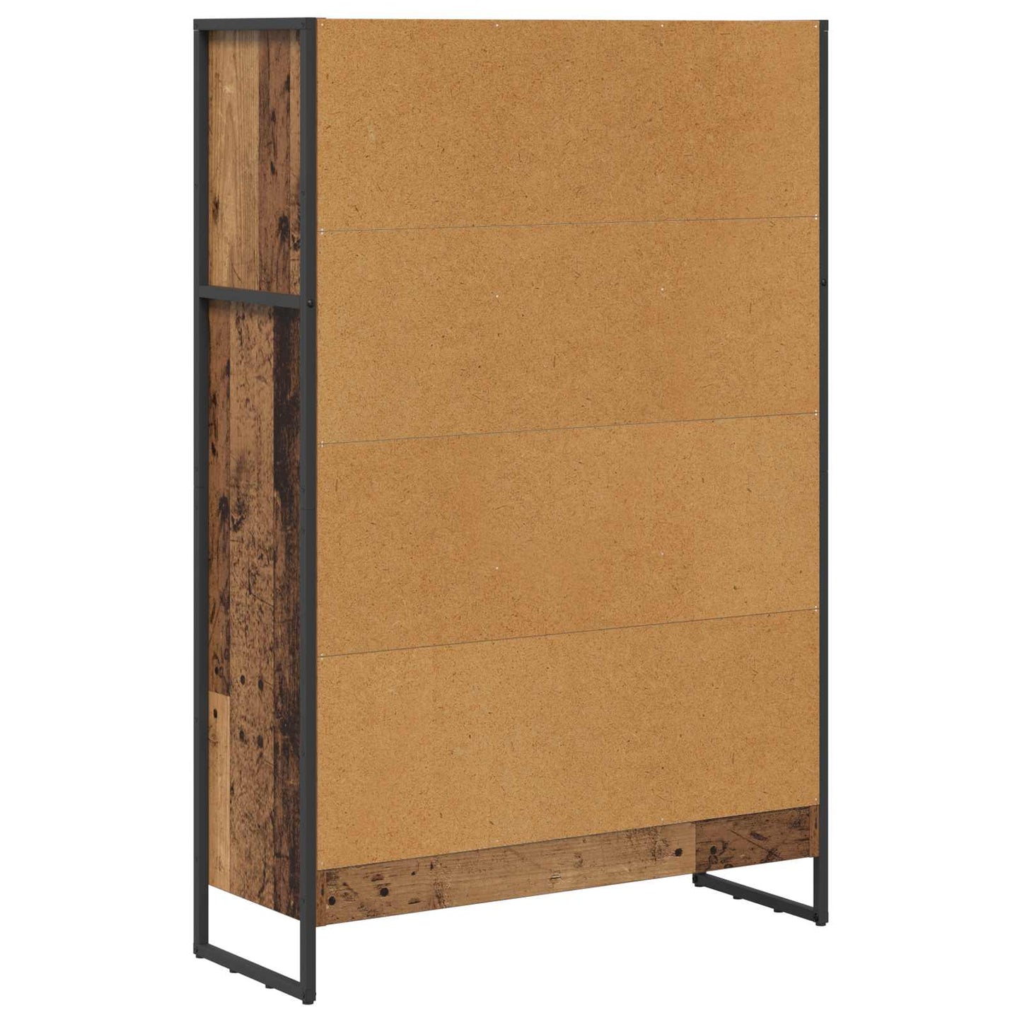 Könyvespolc 80 x 30 x 121 cm Szerelt Fa Öreg fa