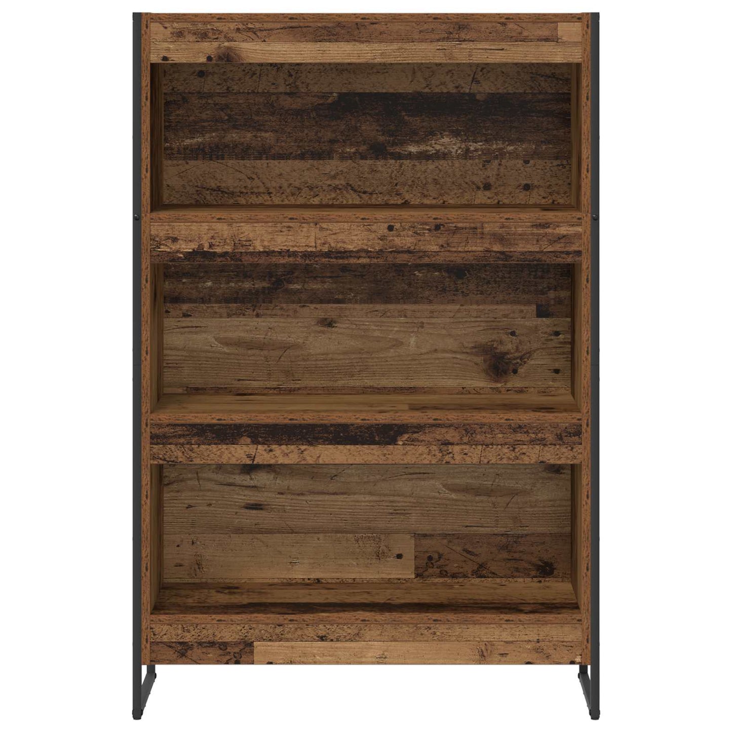 Könyvespolc 80 x 30 x 121 cm Szerelt Fa Öreg fa