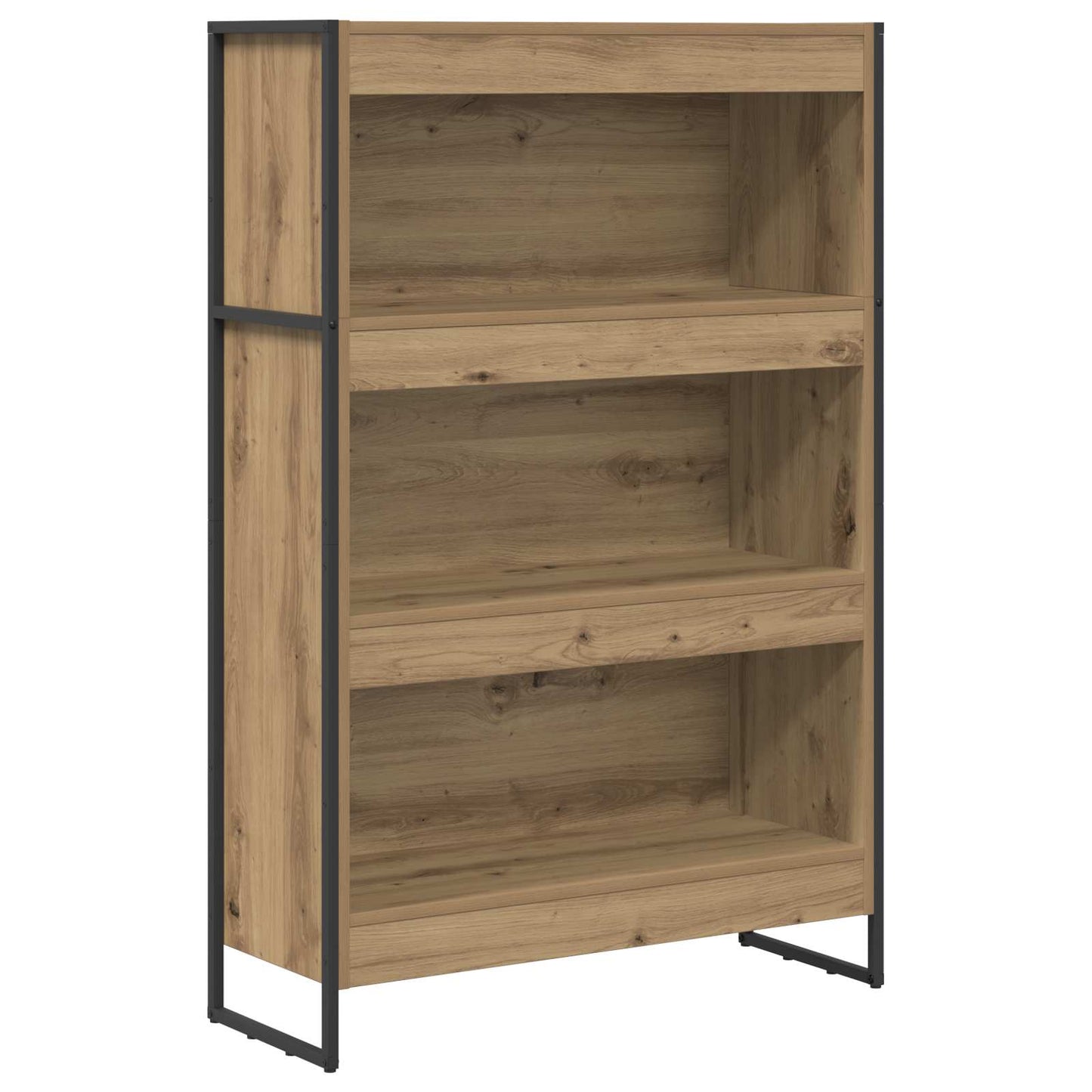 Könyvespolc 80 x 30 x 121 cm Szerelt Fa Művészi tölgy