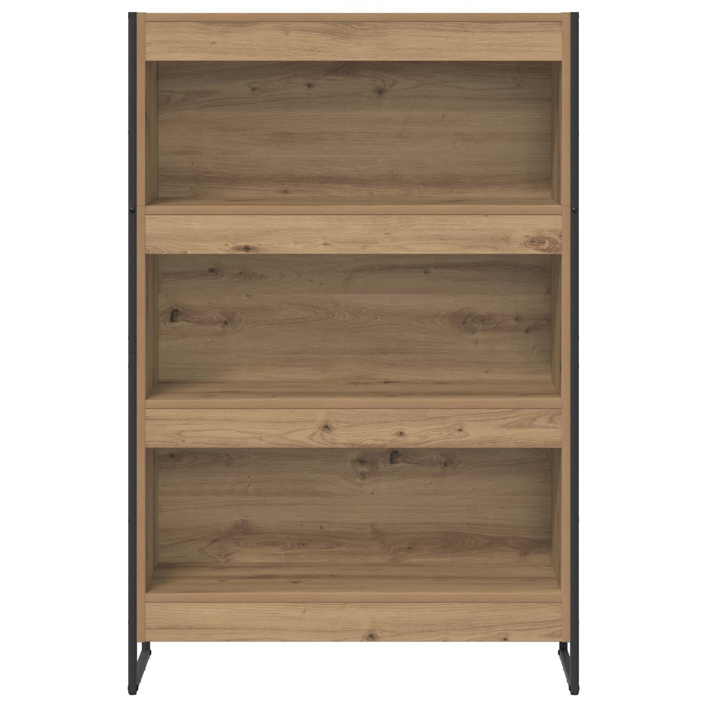 Könyvespolc 80 x 30 x 121 cm Szerelt Fa Művészi tölgy