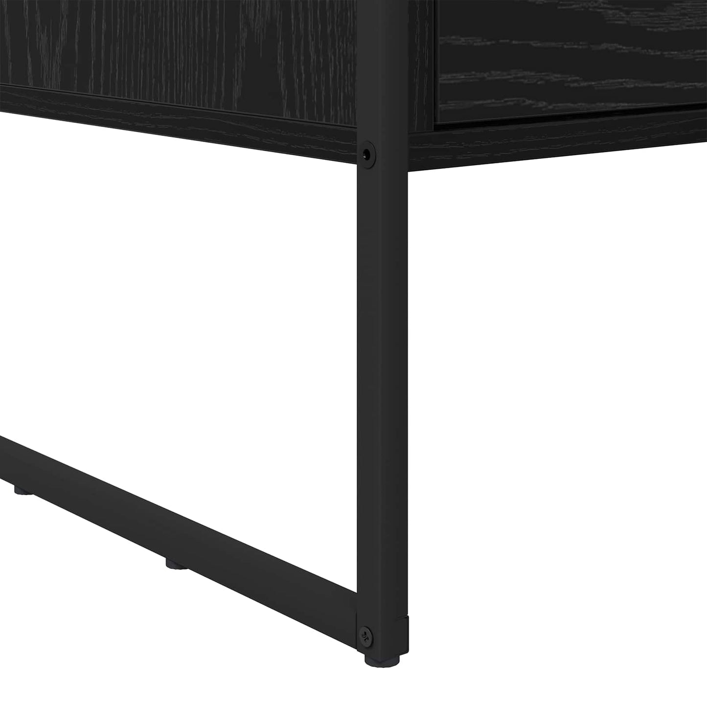 Dohányzóasztal Fekete tölgy 100 x 46 x 40 cm Szerelt Fa