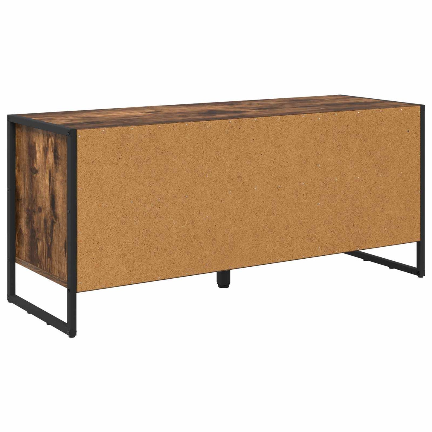 Cipőszekrény 100 x 35 x 44 cm Szerelt Fa Füstös tölgy