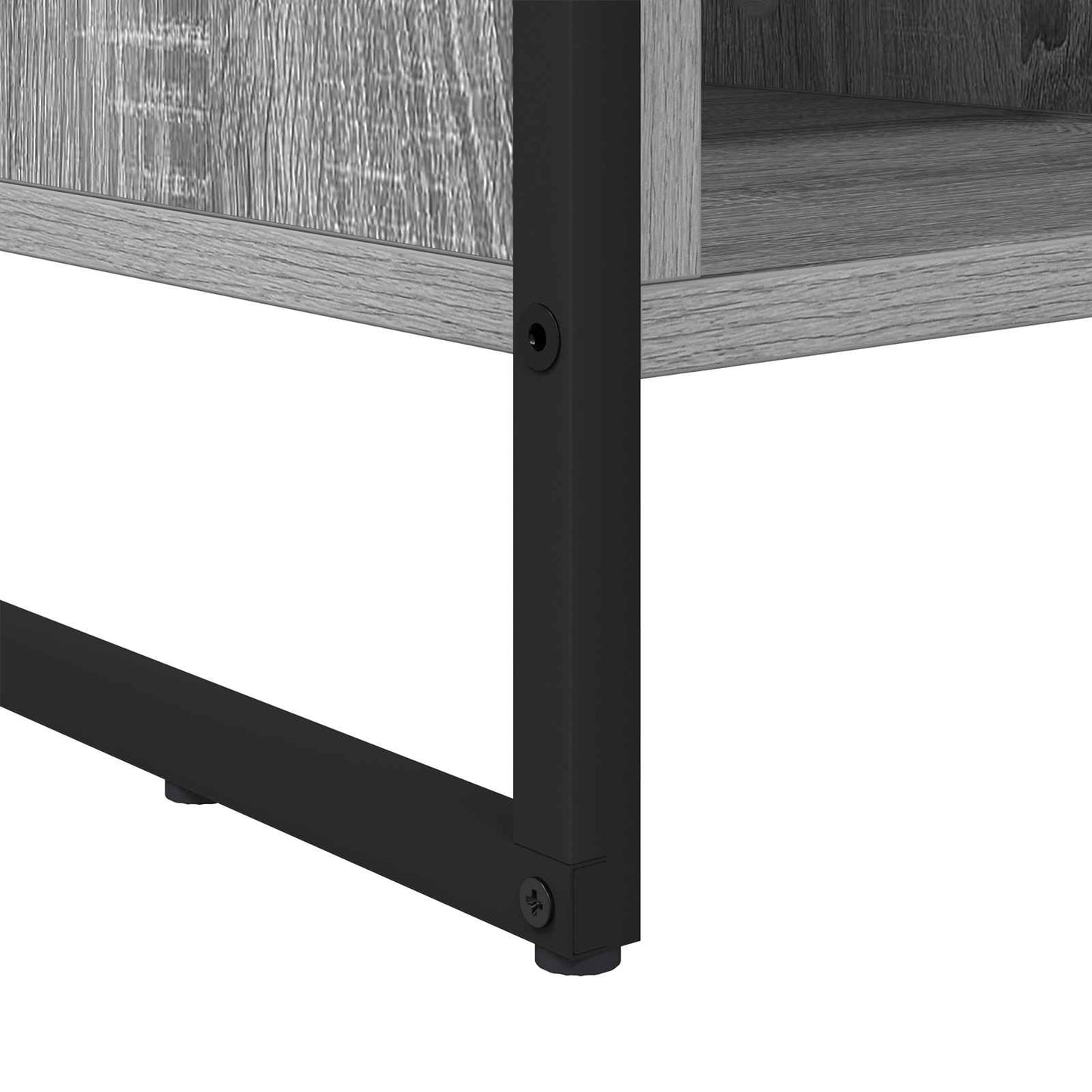 Cipőszekrény 100 x 35 x 44 cm Szerelt Fa Szürke Sonoma