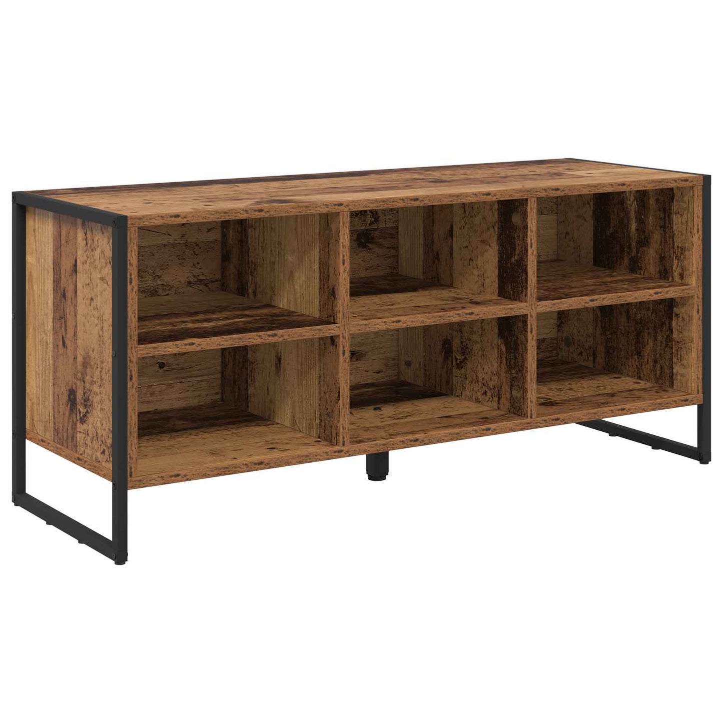Cipőszekrény 100 x 35 x 44 cm Szerelt Fa Öreg fa