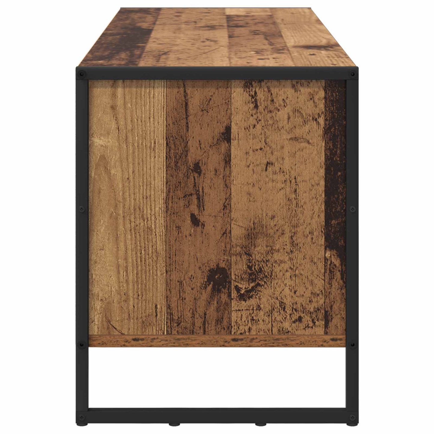 Cipőszekrény 100 x 35 x 44 cm Szerelt Fa Öreg fa