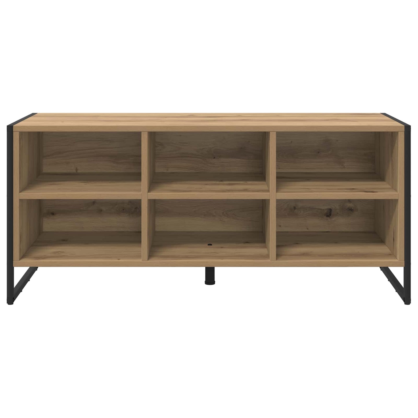 Cipőszekrény 100 x 35 x 44 cm Szerelt Fa Művészi tölgy