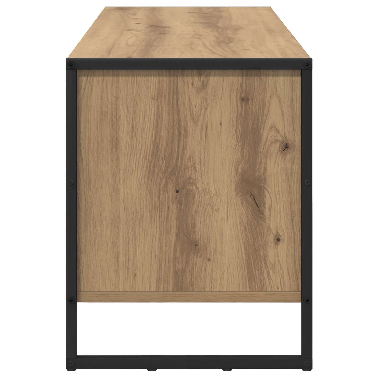 Cipőszekrény 100 x 35 x 44 cm Szerelt Fa Művészi tölgy