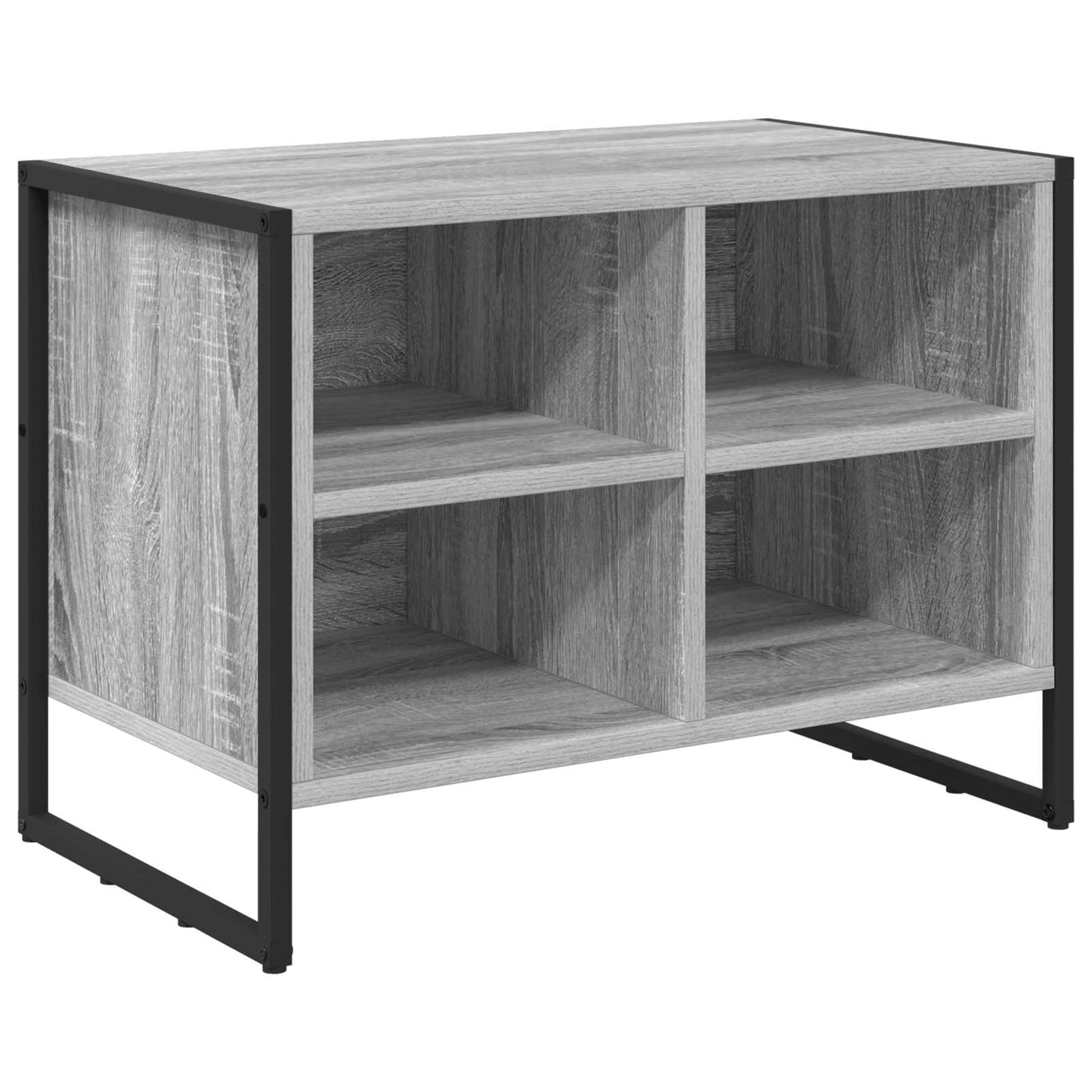 Cipőszekrény 60 x 35 x 44 cm Szerelt Fa Szürke Sonoma