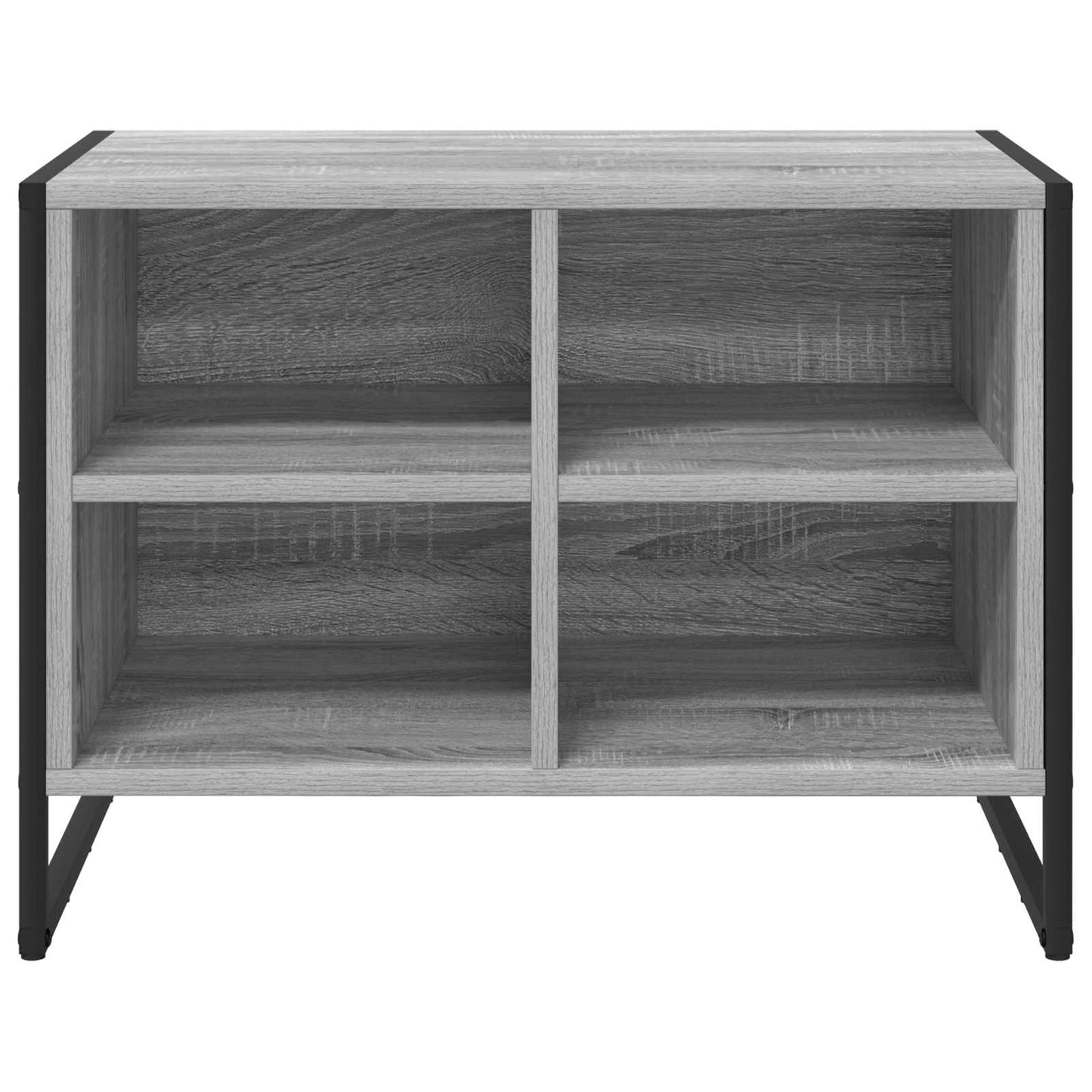 Cipőszekrény 60 x 35 x 44 cm Szerelt Fa Szürke Sonoma