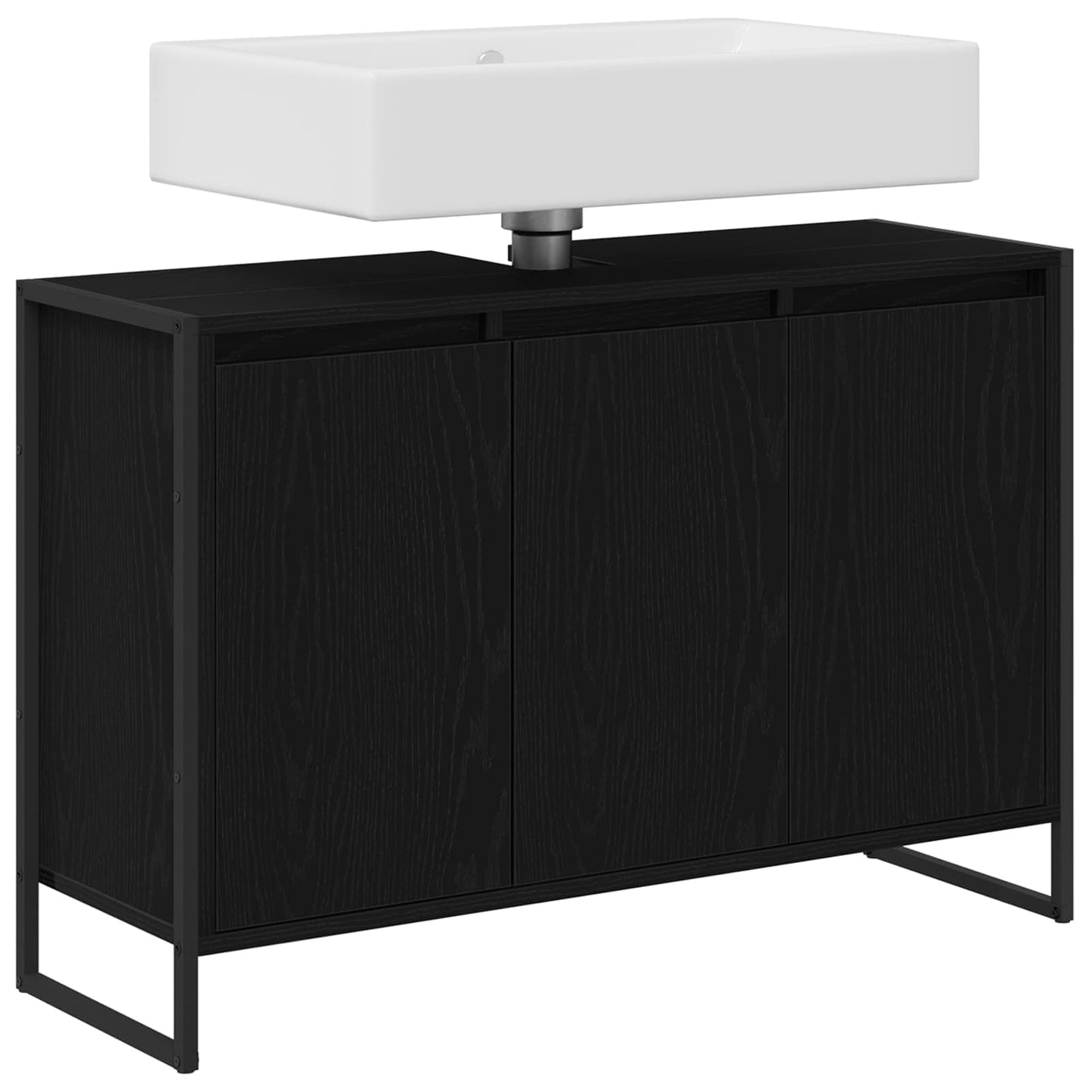 Fürdőszoba Székény Fekete tölgy 90 x 30 x 60 cm Szerelt Fa