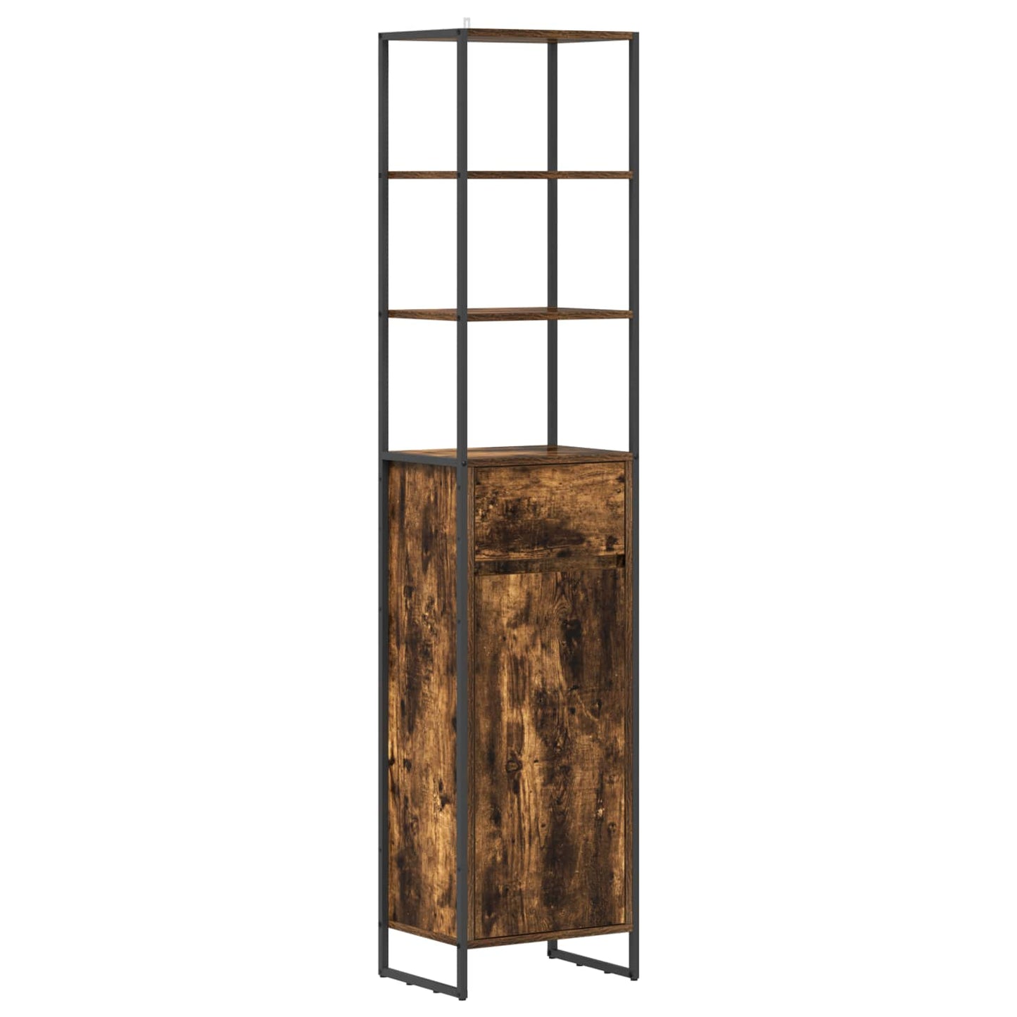 Fürdőszoba Székény Füstös tölgy 40 x 30 x 180 cm Szerelt Fa