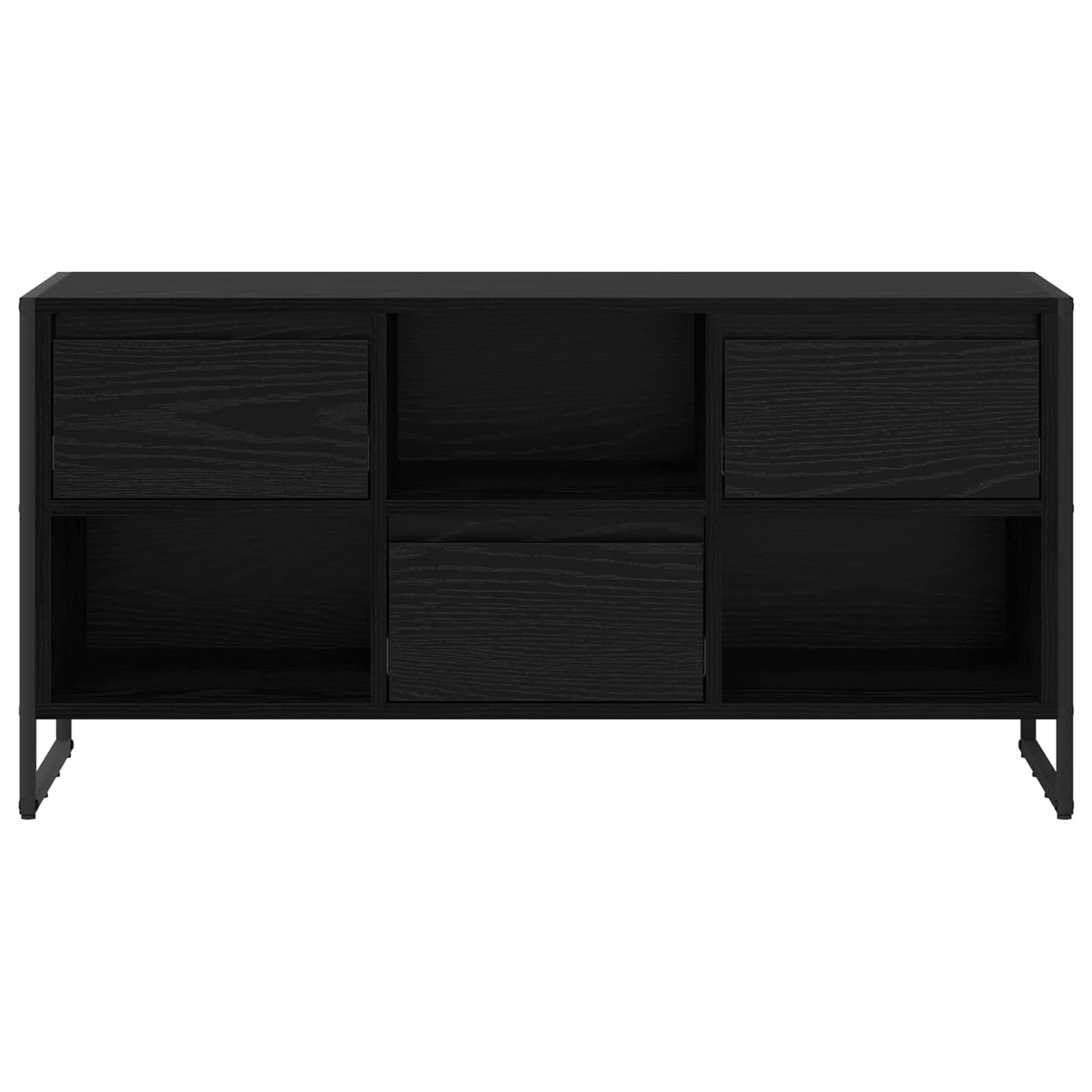 TV szekrény 100 x 36 x 49,5 cm Fekete tölgy Szerelt Fa