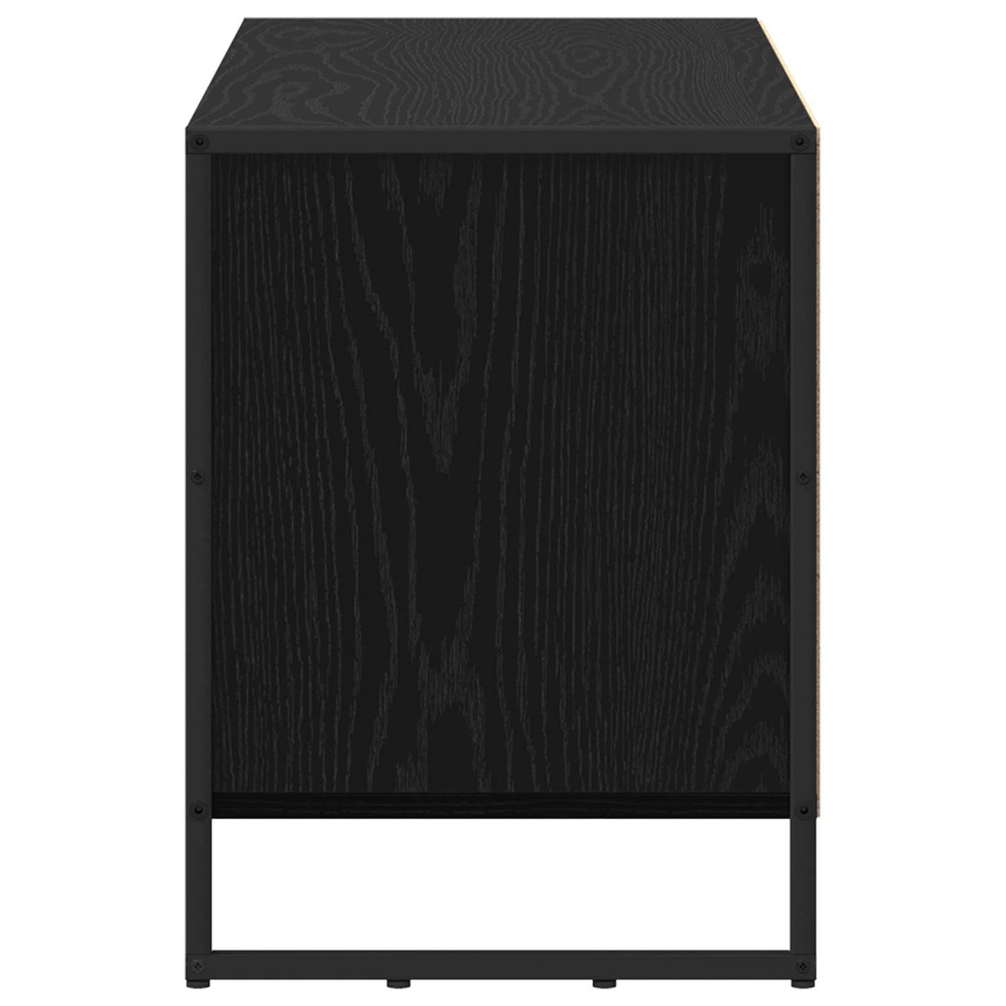 TV szekrény 100 x 36 x 49,5 cm Fekete tölgy Szerelt Fa