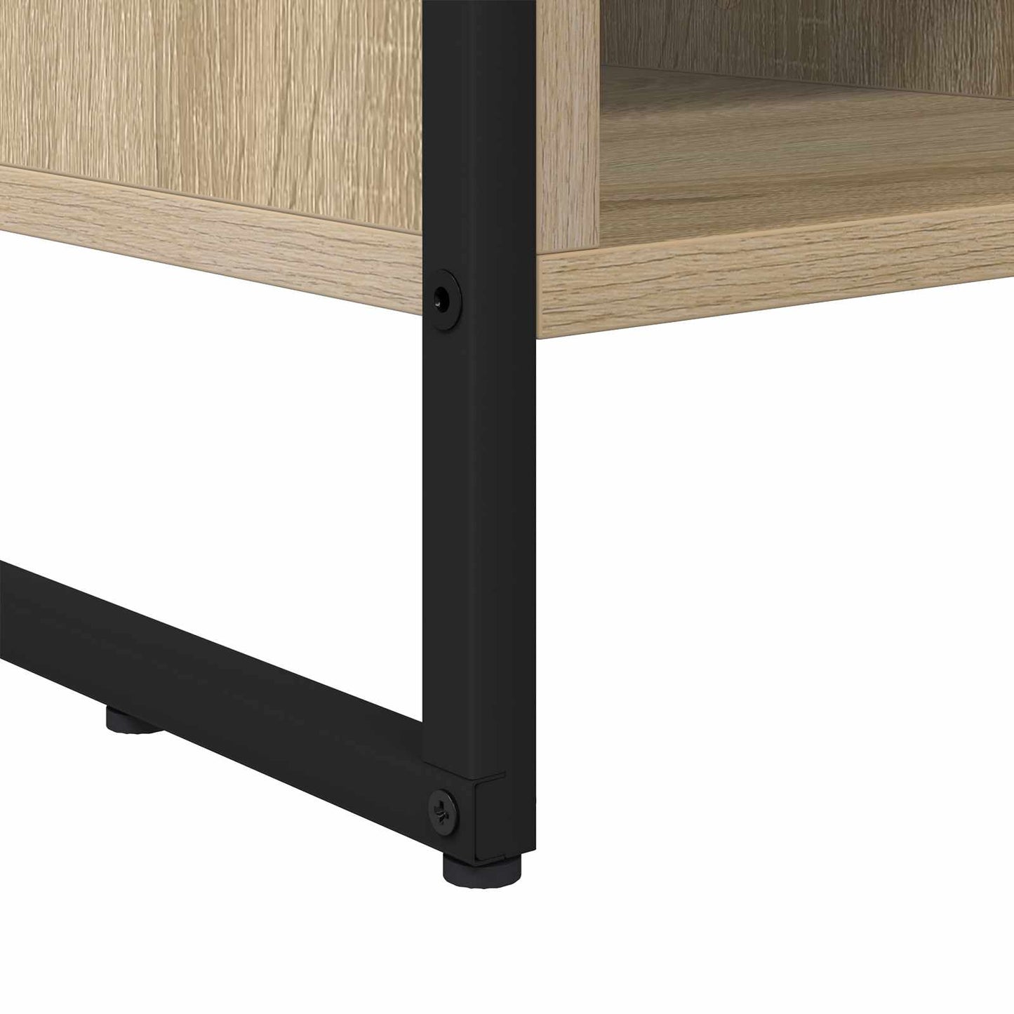 TV szekrény 100 x 36 x 49,5 cm Sonoma Szerelt Fa