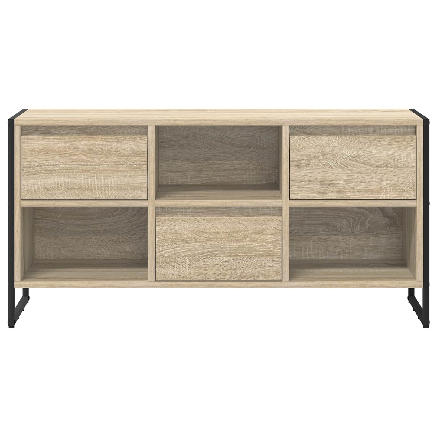 TV szekrény 100 x 36 x 49,5 cm Sonoma Szerelt Fa