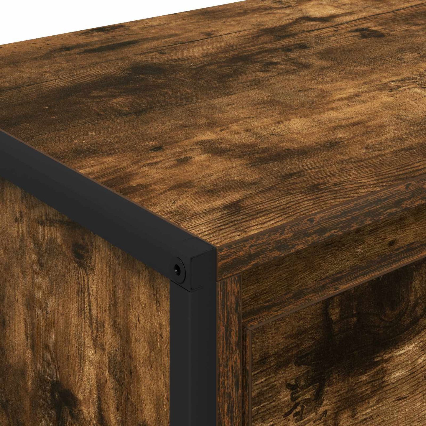 TV szekrény 100 x 36 x 49,5 cm Füstös tölgy Szerelt Fa