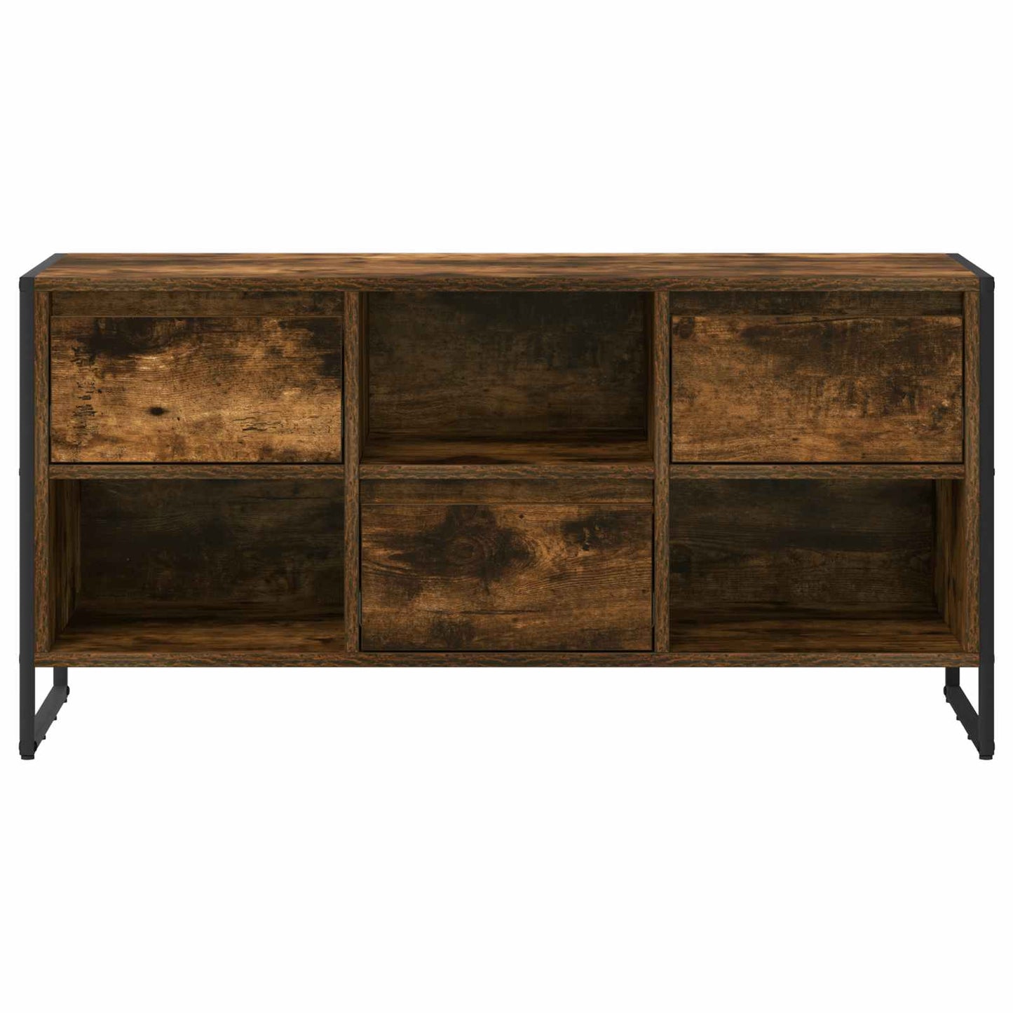 TV szekrény 100 x 36 x 49,5 cm Füstös tölgy Szerelt Fa