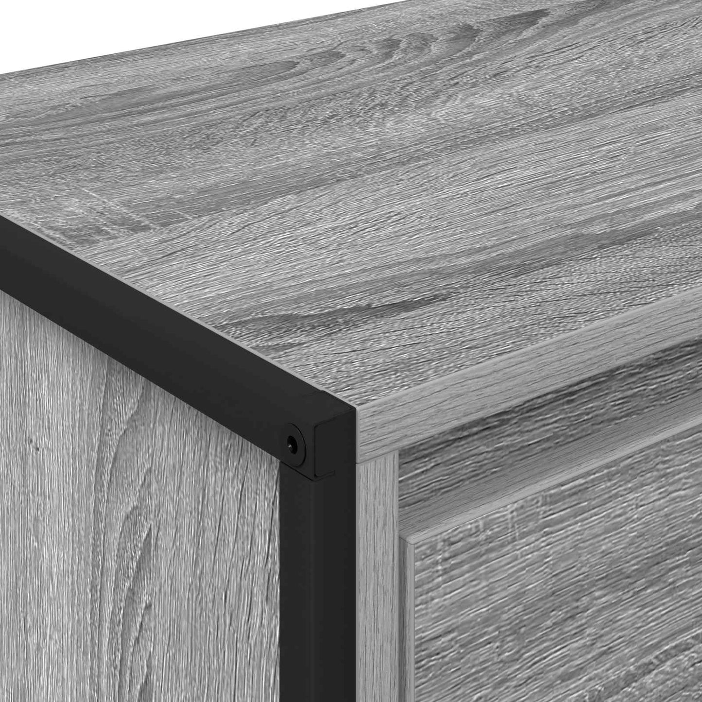 TV szekrény 100 x 36 x 49,5 cm Szürke Sonoma Szerelt Fa
