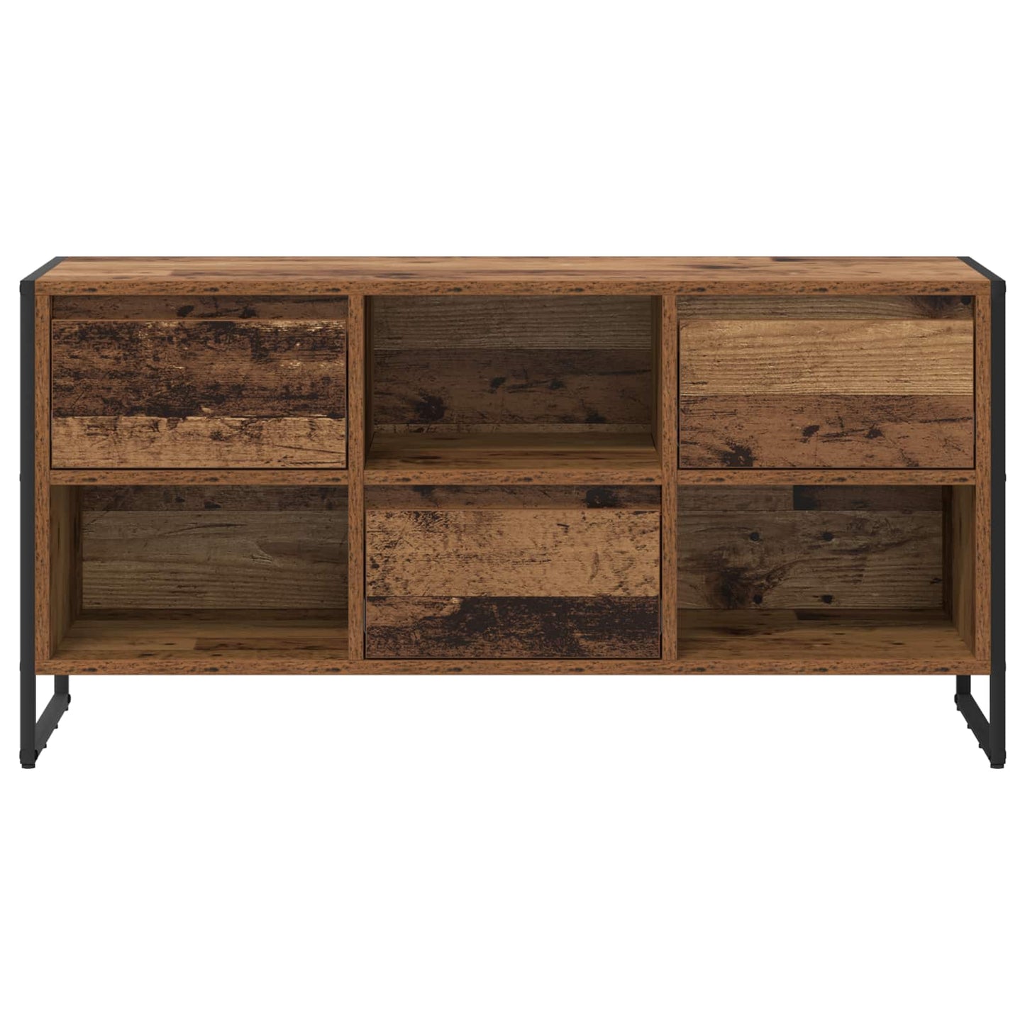 TV szekrény fiókkal Öreg fa 100 x 36 x 49,5 cm Faanyag
