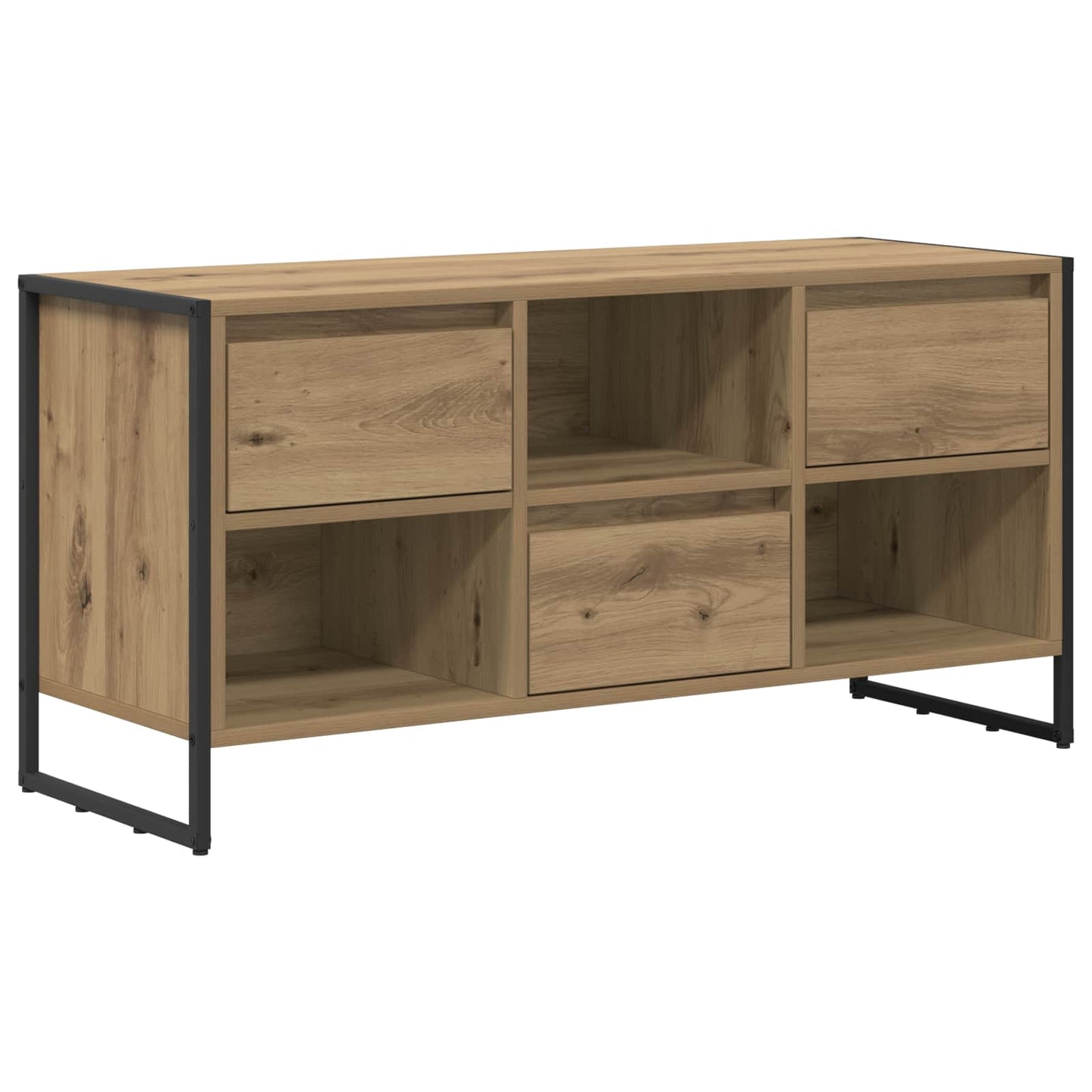 TV szekrény 100 x 36 x 49,5 cm Művészi tölgy Szerelt Fa