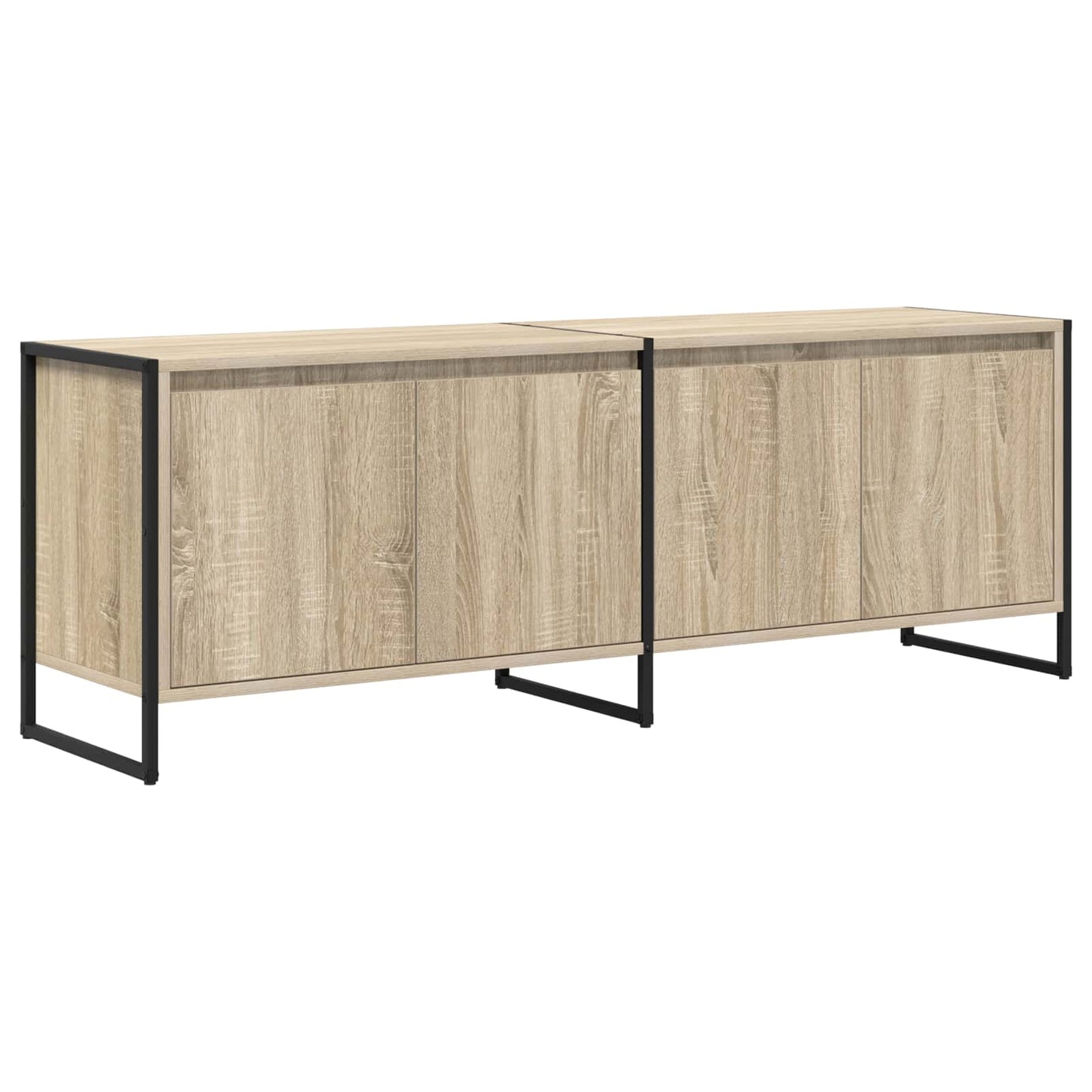 TV szekrény 140 x 36 x 49.5 cm Sonoma Szerelt Fa