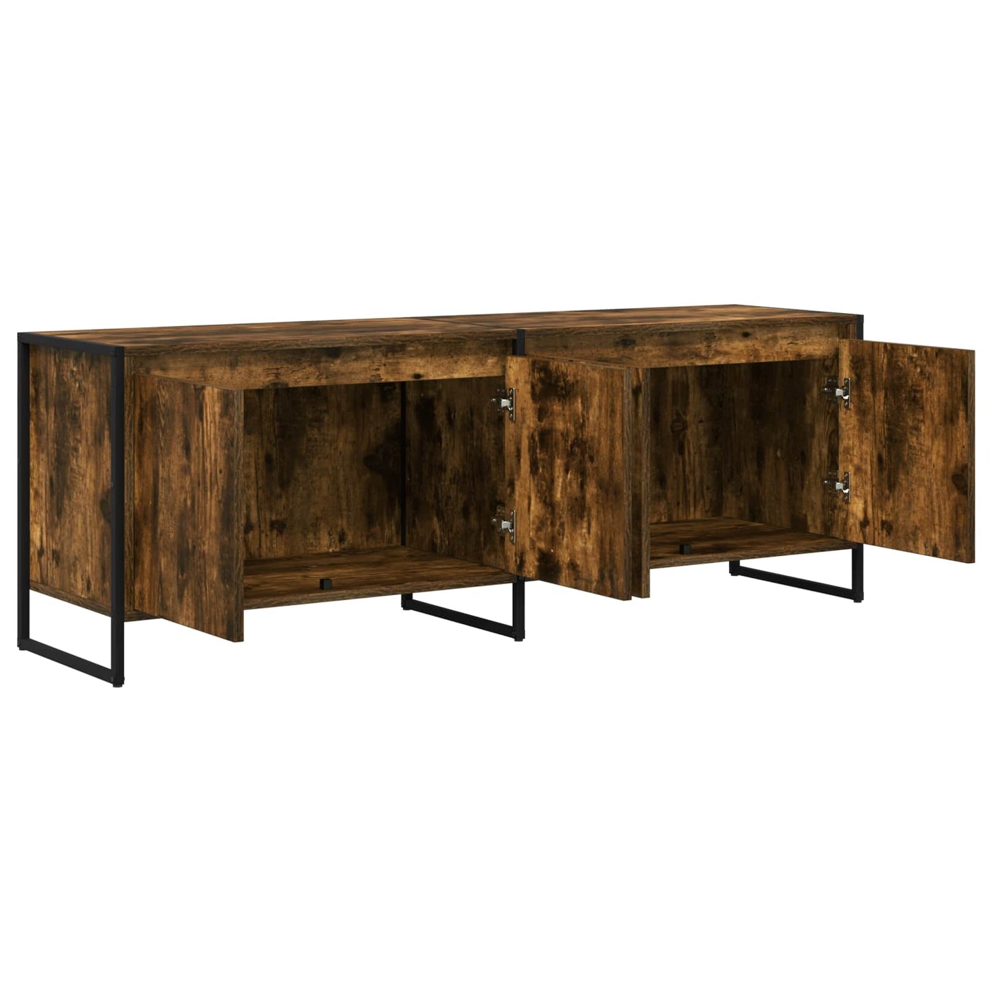 TV szekrény Füstös tölgy 140 x 36 x 49.5 cm Faanyag