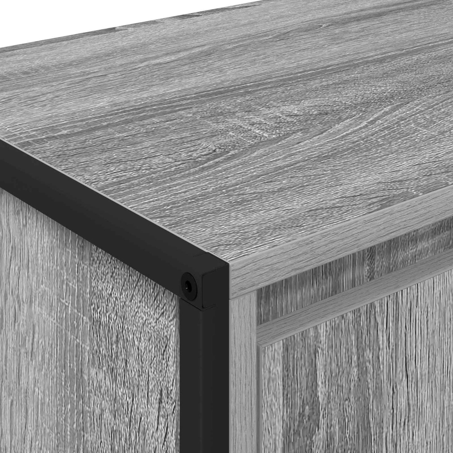 TV szekrény 140 x 36 x 49.5 cm Szürke Sonoma Szerelt Fa