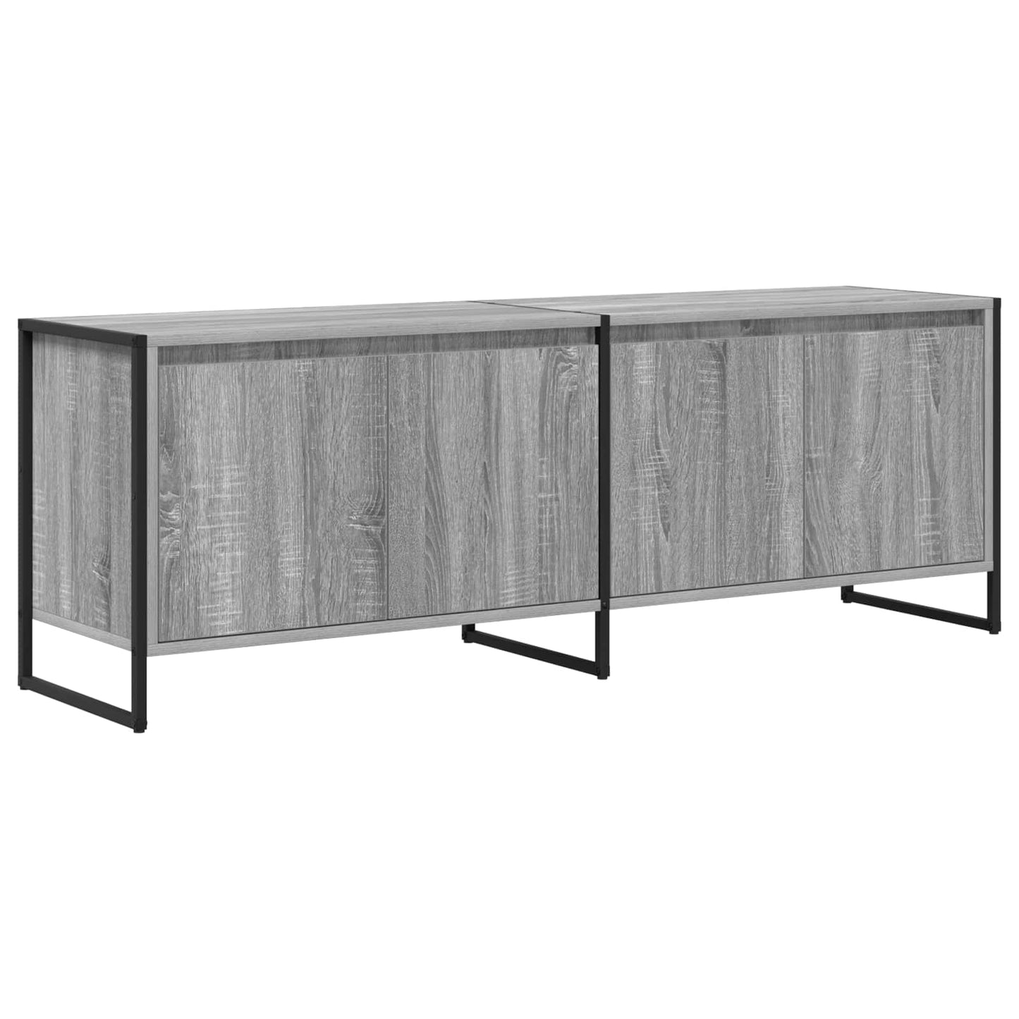 TV szekrény 140 x 36 x 49.5 cm Szürke Sonoma Szerelt Fa