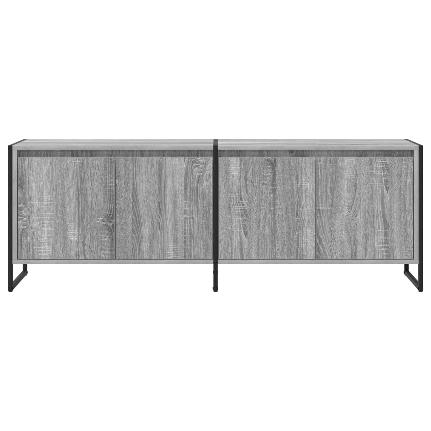 TV szekrény 140 x 36 x 49.5 cm Szürke Sonoma Szerelt Fa