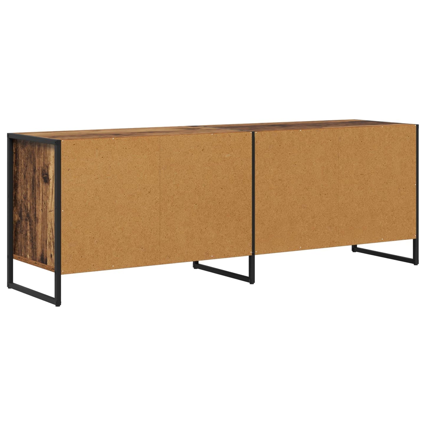 TV szekrény 140 x 36 x 49.5 cm Öreg fa Szerelt Fa