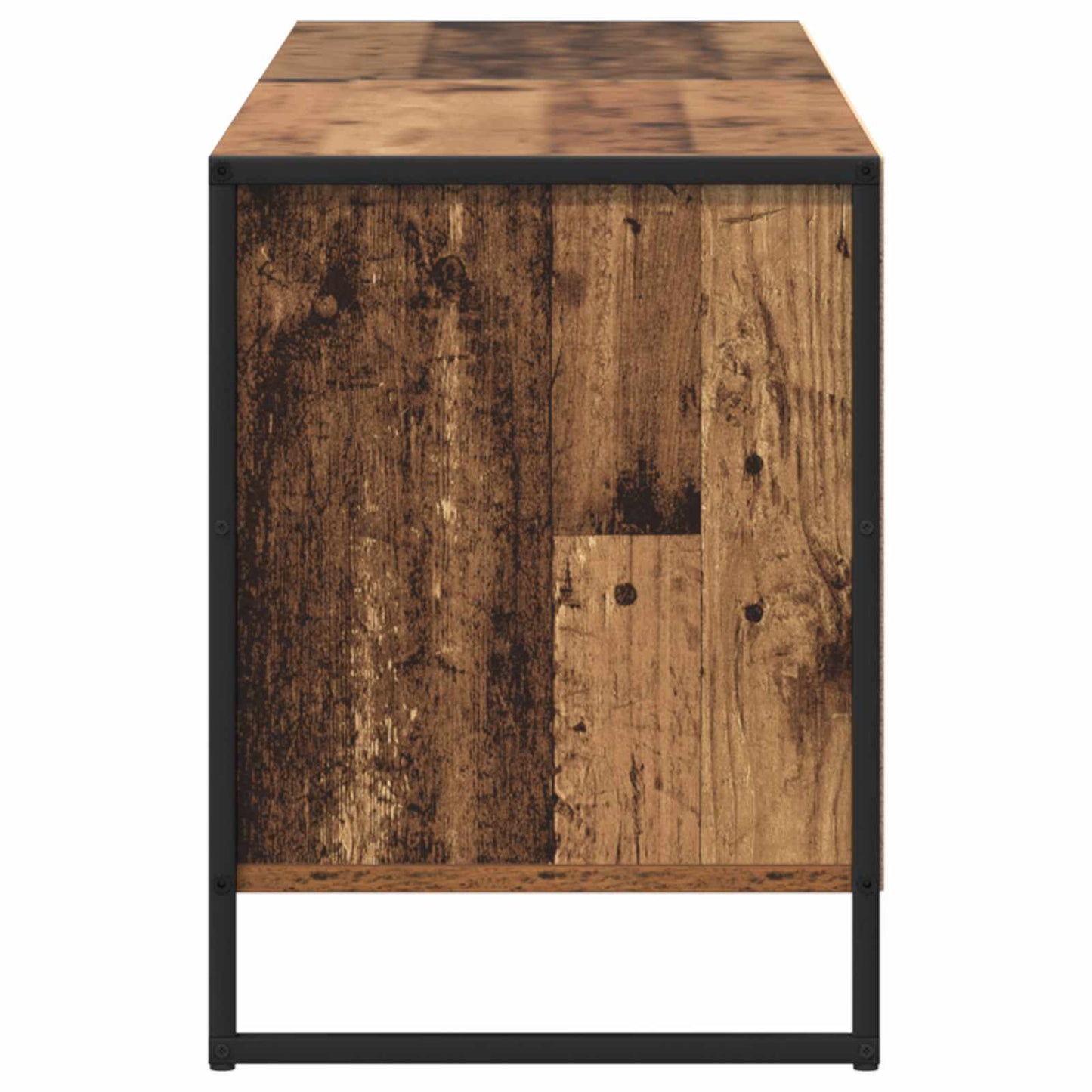 TV szekrény 140 x 36 x 49.5 cm Öreg fa Szerelt Fa
