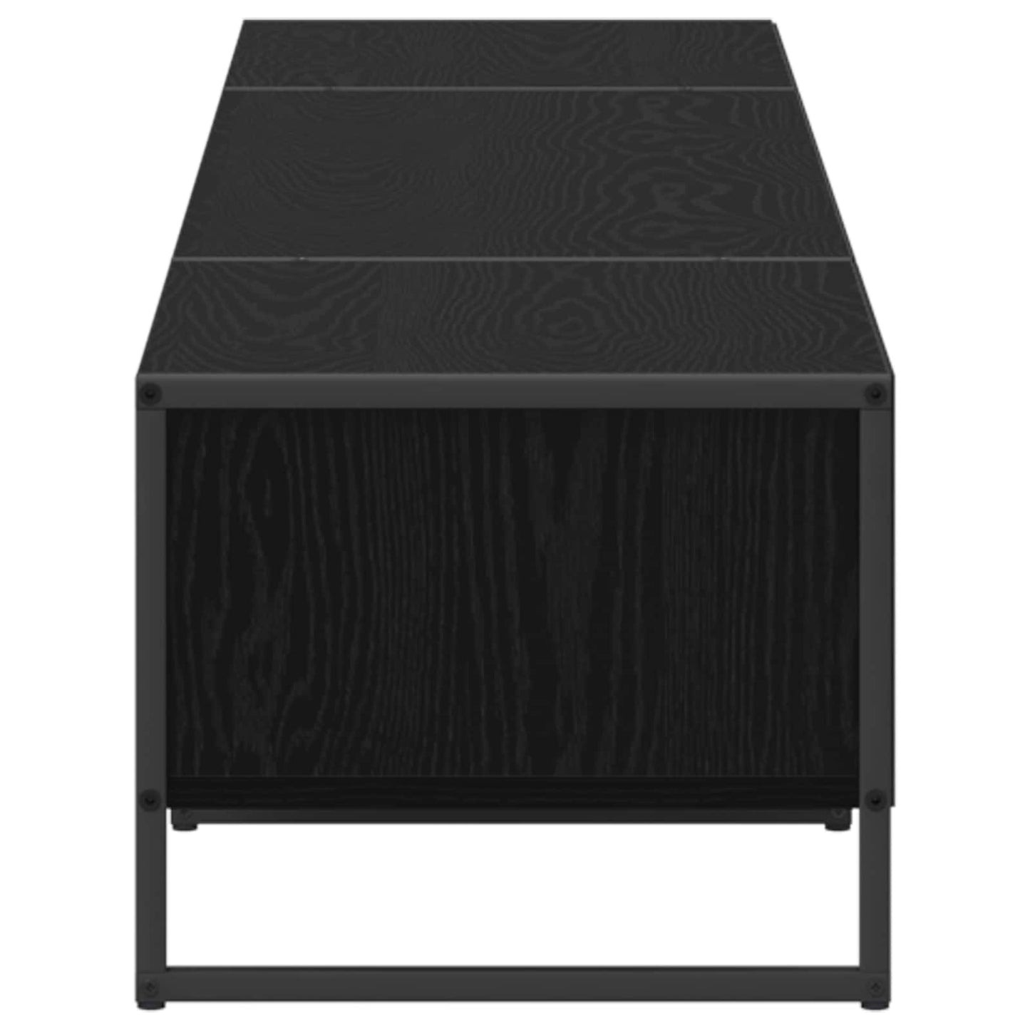 TV szekrény 170.5 x 36 x 30.5 cm Fekete tölgy Szerelt Fa