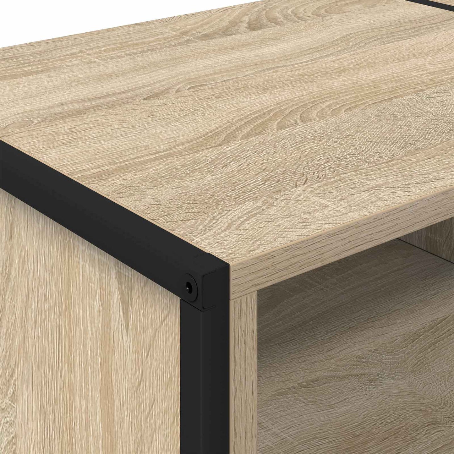 TV szekrény 170.5 x 36 x 30.5 cm Sonoma Szerelt Fa