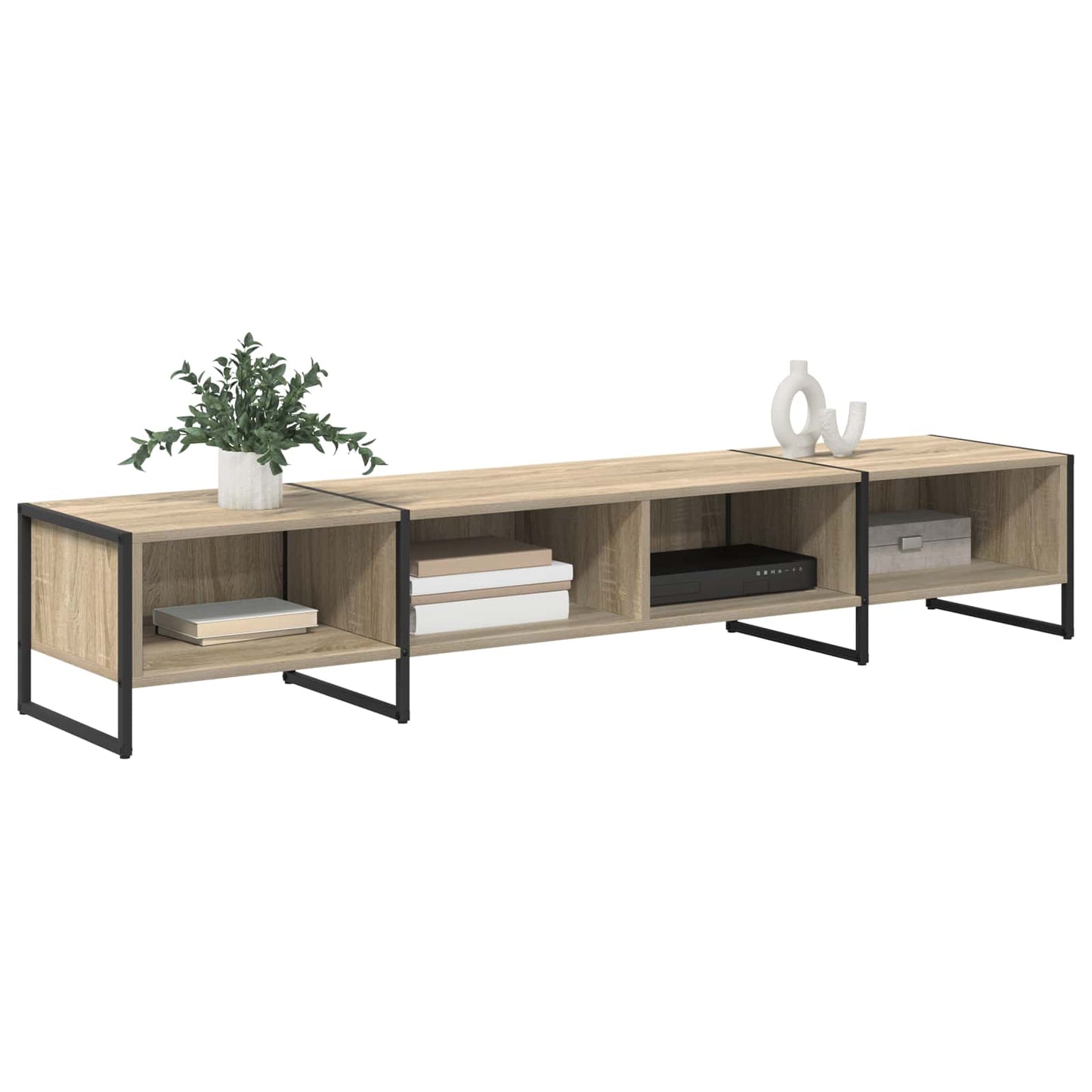 TV szekrény 170.5 x 36 x 30.5 cm Sonoma Szerelt Fa