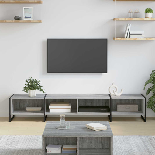 TV szekrény Szürke Sonoma 170.5 x 36 x 30.5 cm Faanyag
