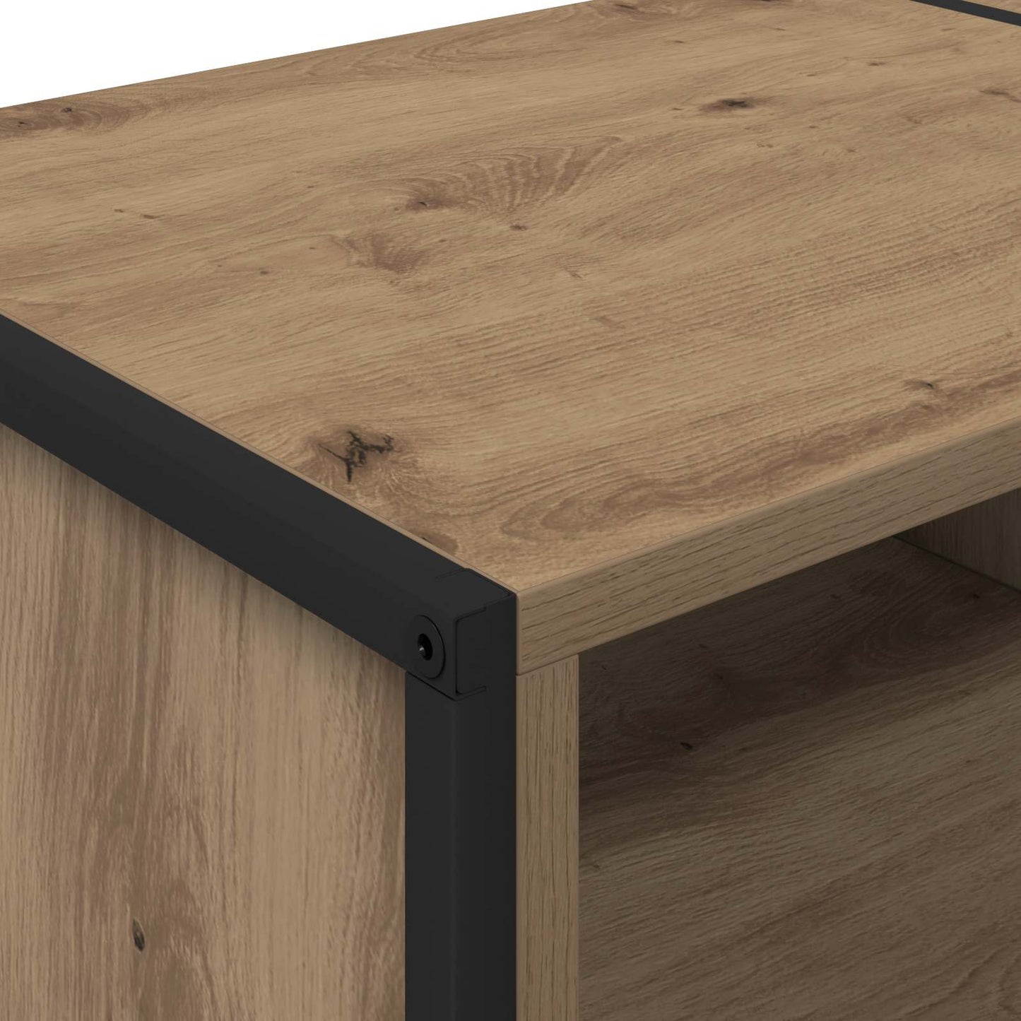 TV szekrény 170.5 x 36 x 30.5 cm Művészi tölgy Szerelt Fa