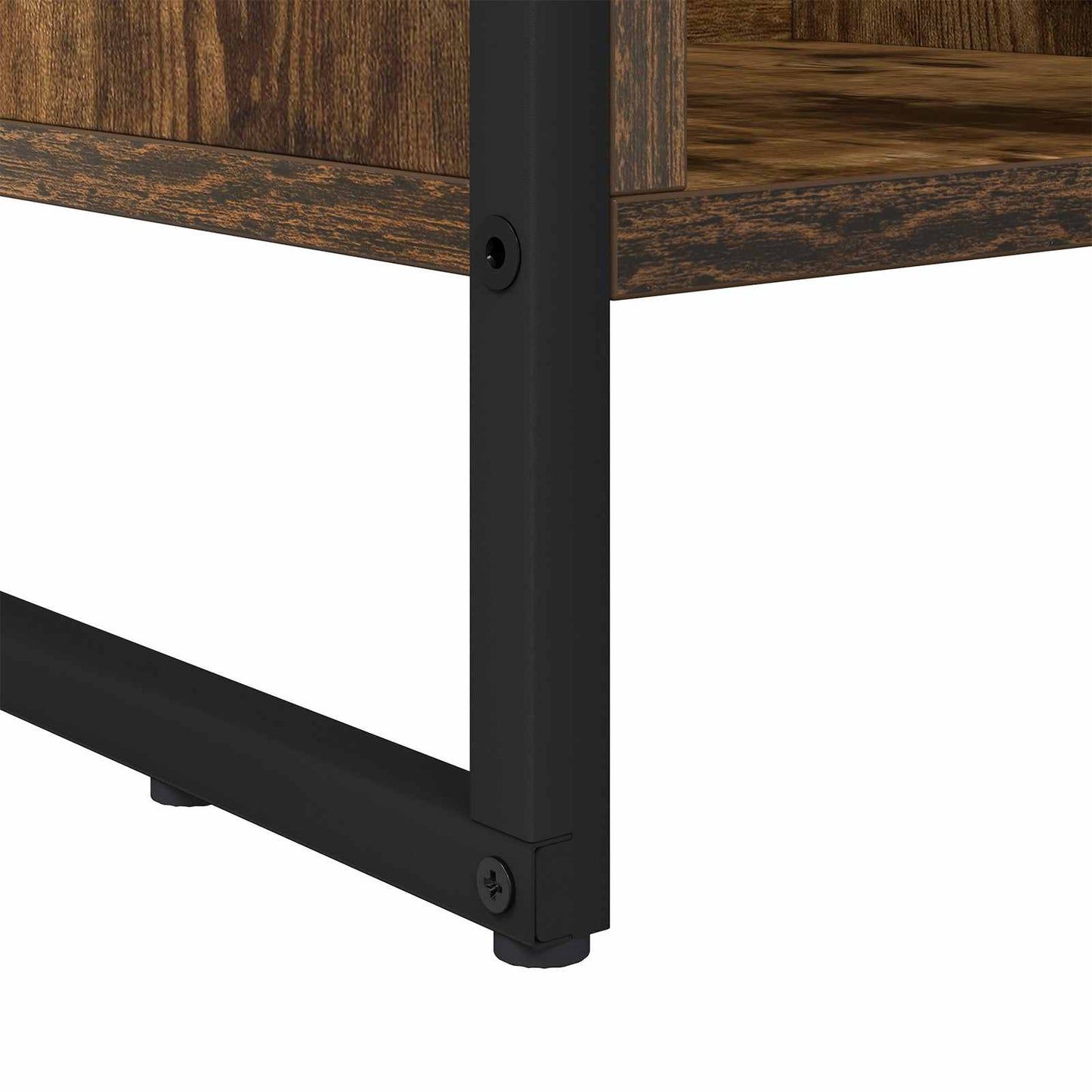 Könyvespolc 99.5 x 30 x 108.5 cm Szerelt Fa Füstös tölgy