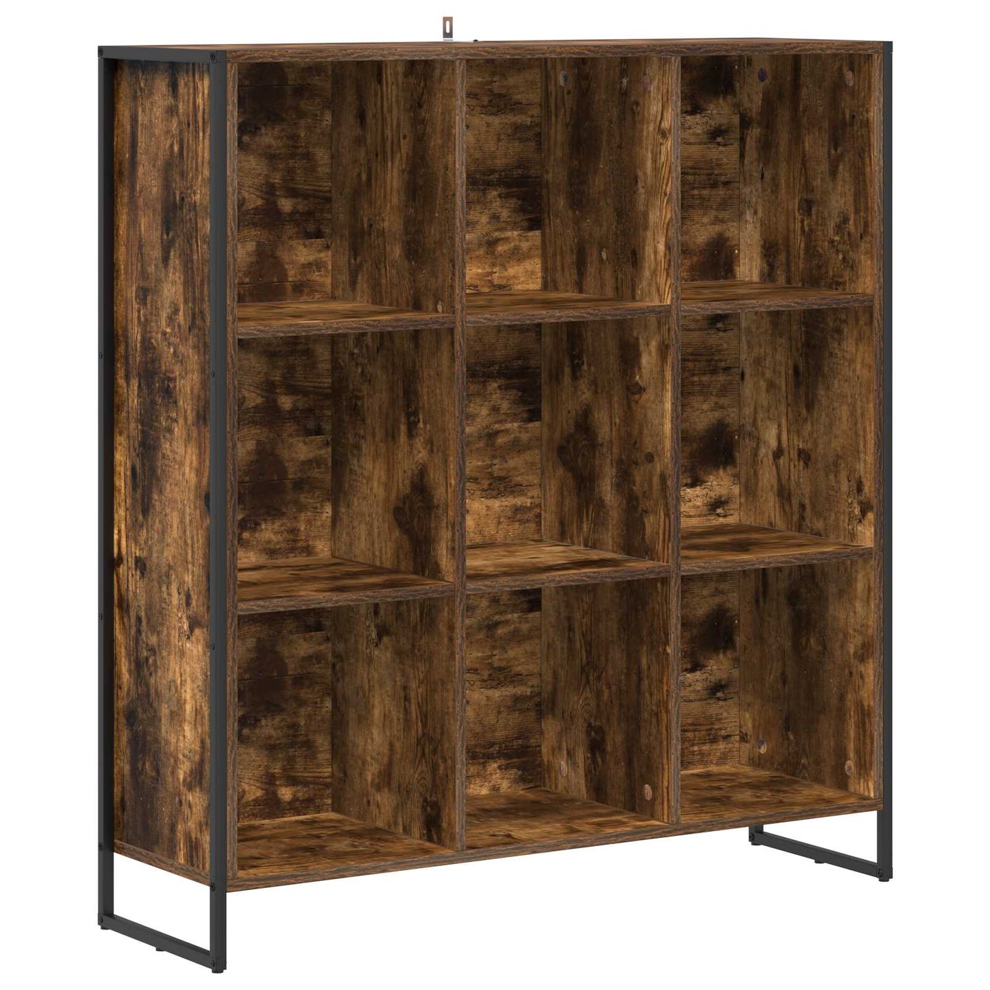 Könyvespolc 99.5 x 30 x 108.5 cm Szerelt Fa Füstös tölgy