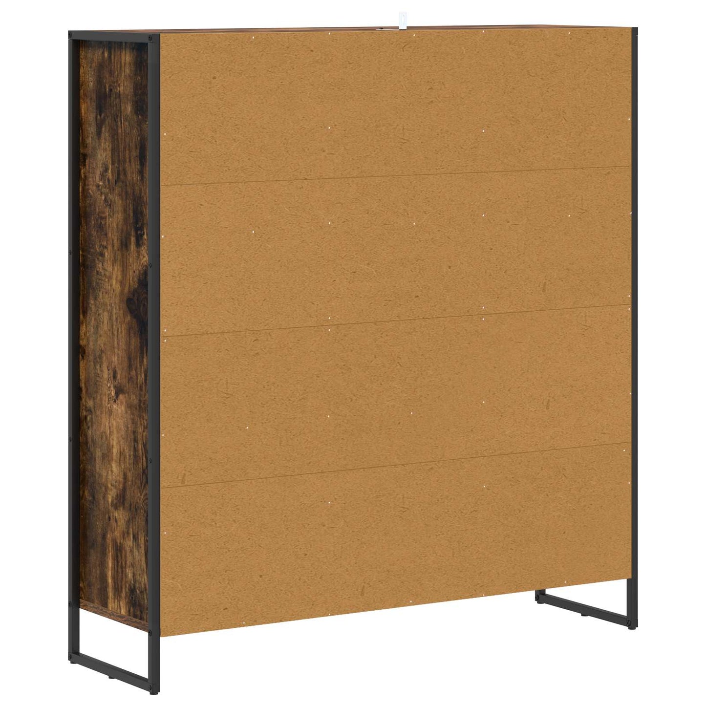 Könyvespolc 99.5 x 30 x 108.5 cm Szerelt Fa Füstös tölgy
