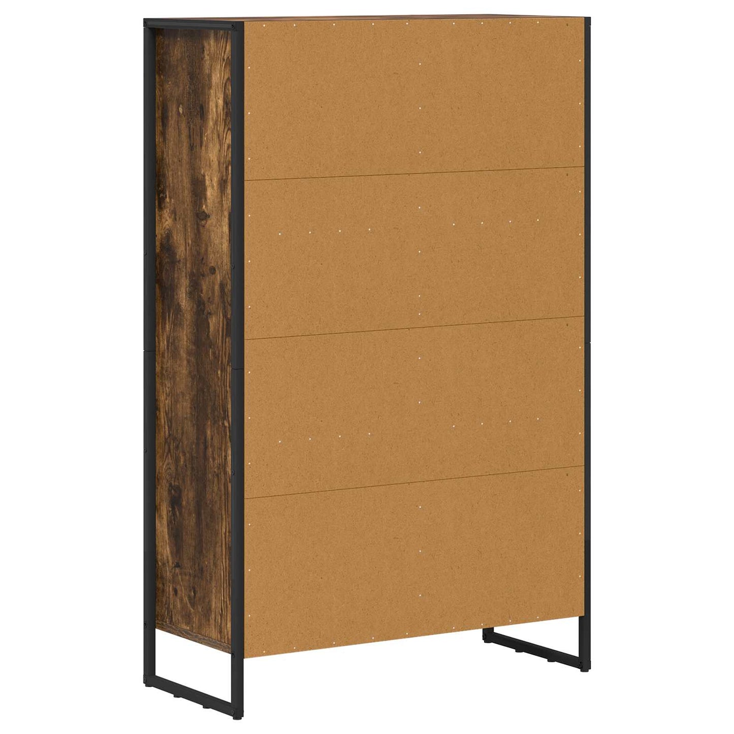 Könyvespolc 99.5 x 30 x 108.5 cm Szerelt Fa Füstös tölgy