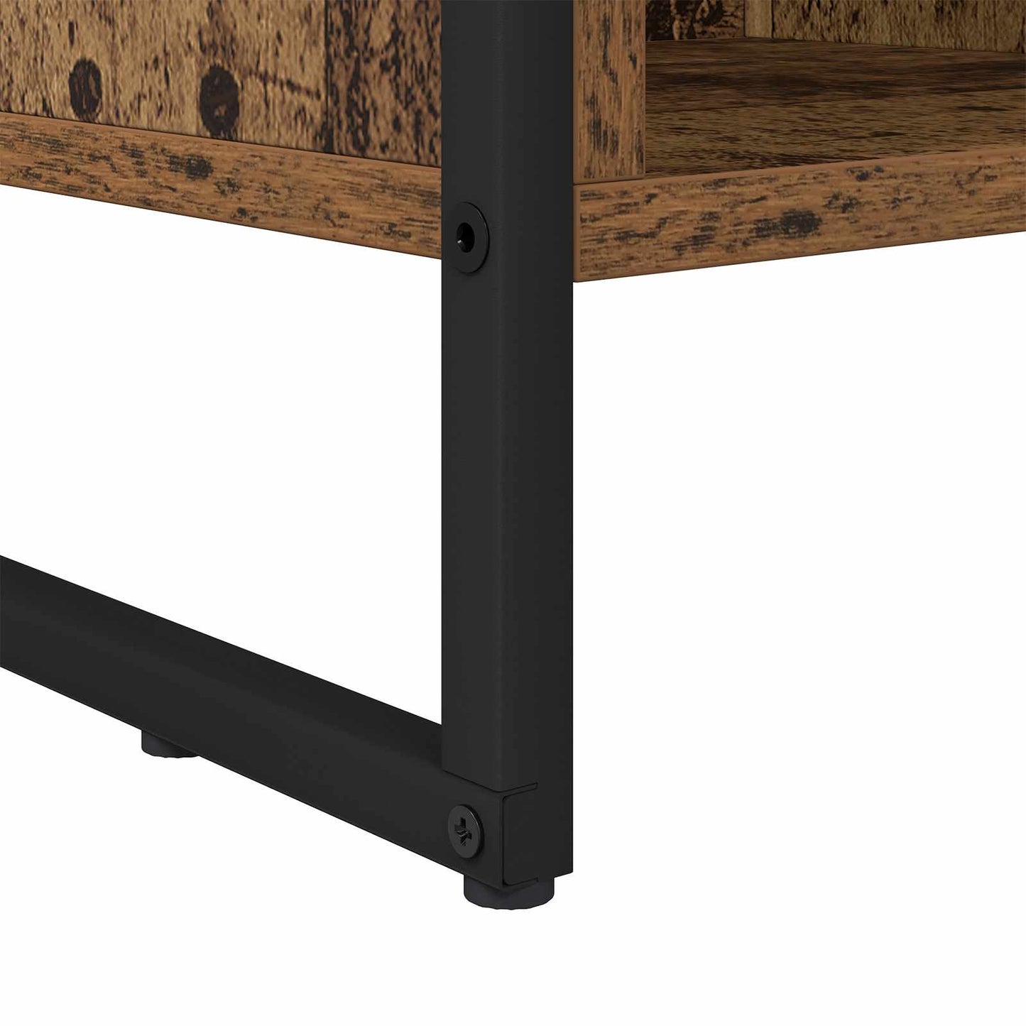 Könyvespolc 99.5 x 30 x 108.5 cm Szerelt Fa Öreg fa