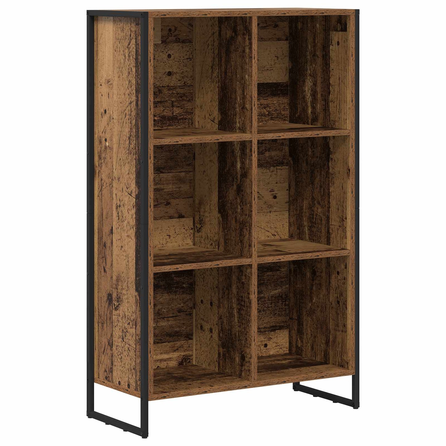 Könyvespolc 99.5 x 30 x 108.5 cm Szerelt Fa Öreg fa